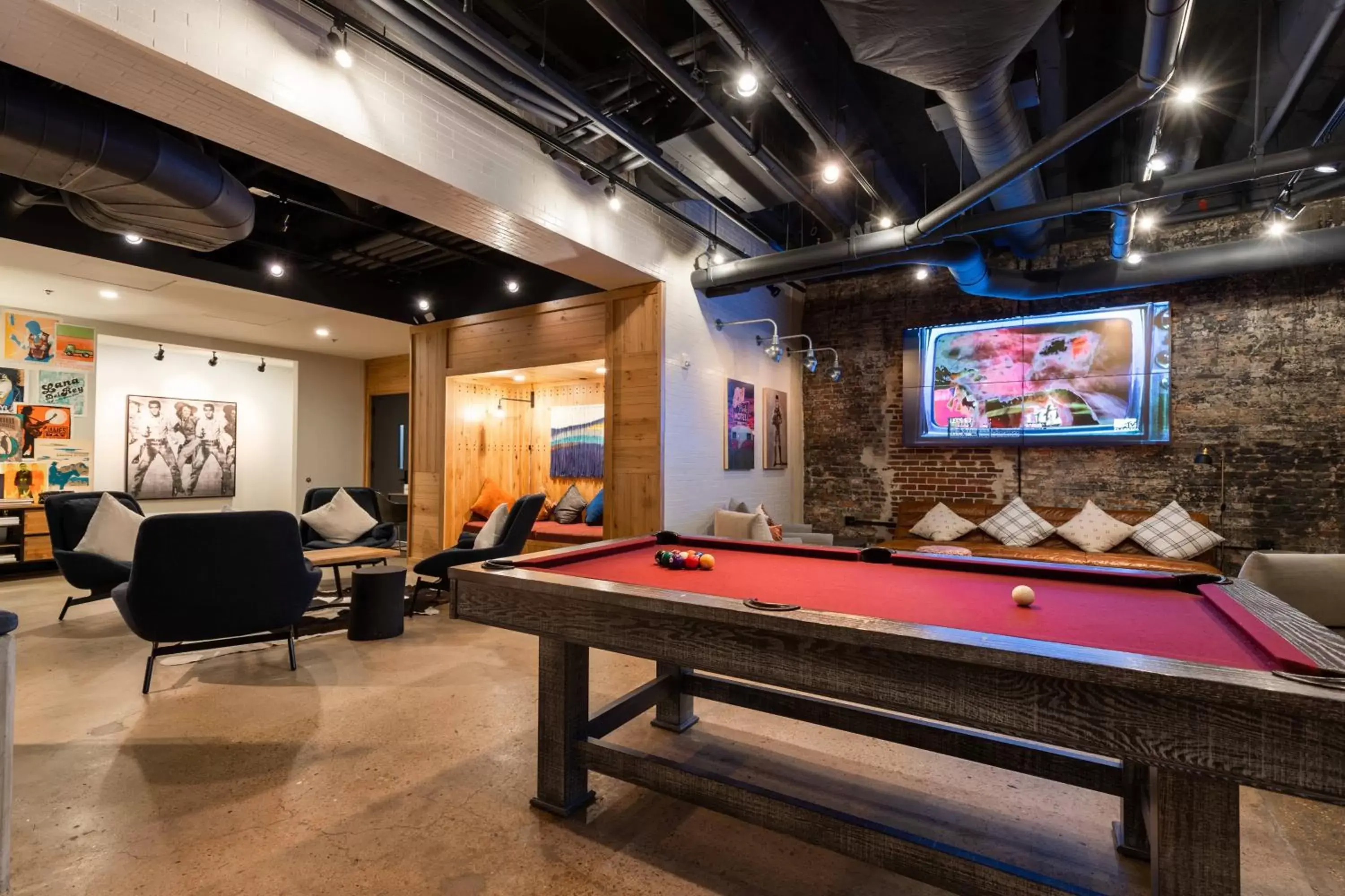 Lobby or reception, Billiards in Moxy Nashville Downtown