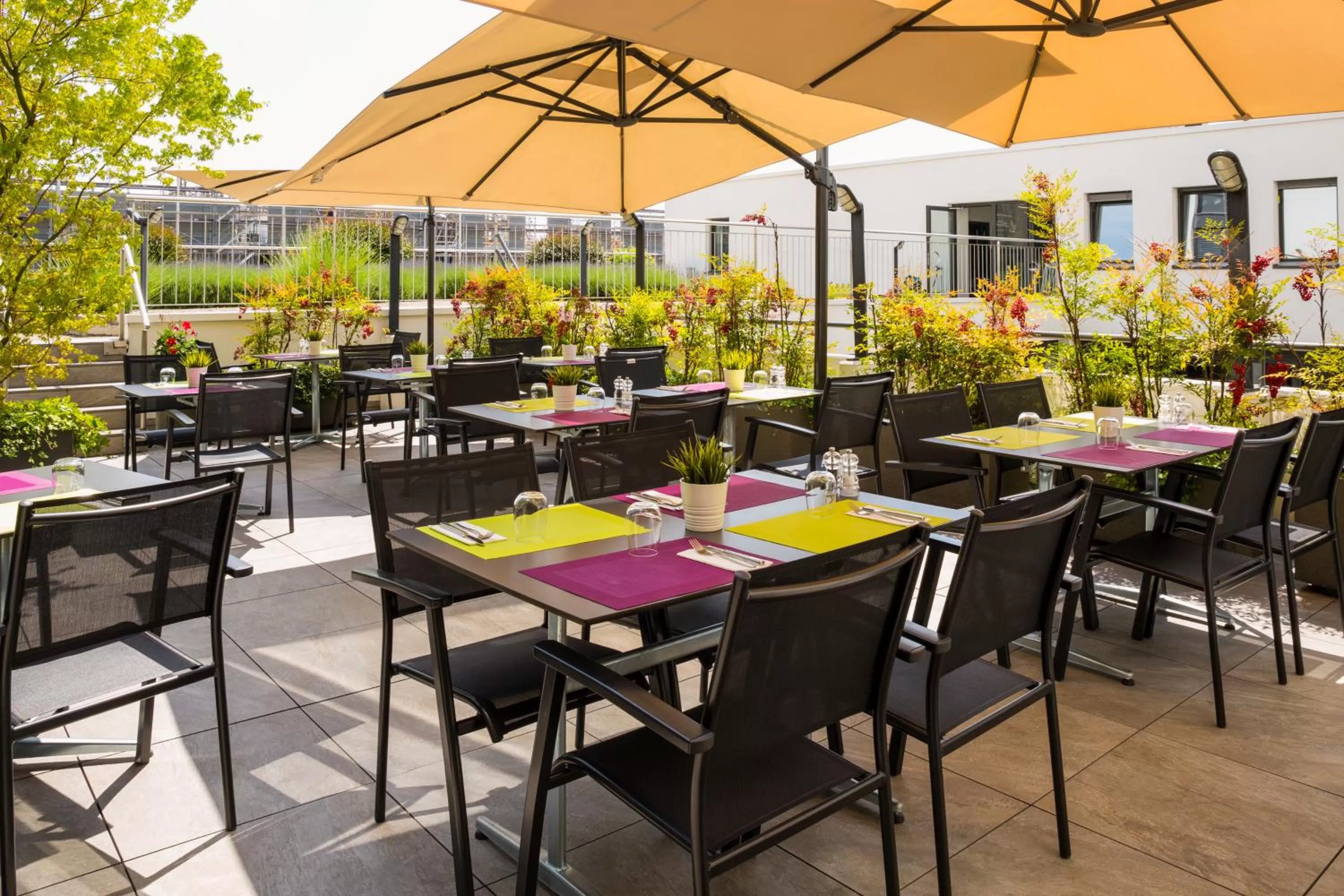 Balcony/Terrace in ibis Lausanne Crissier