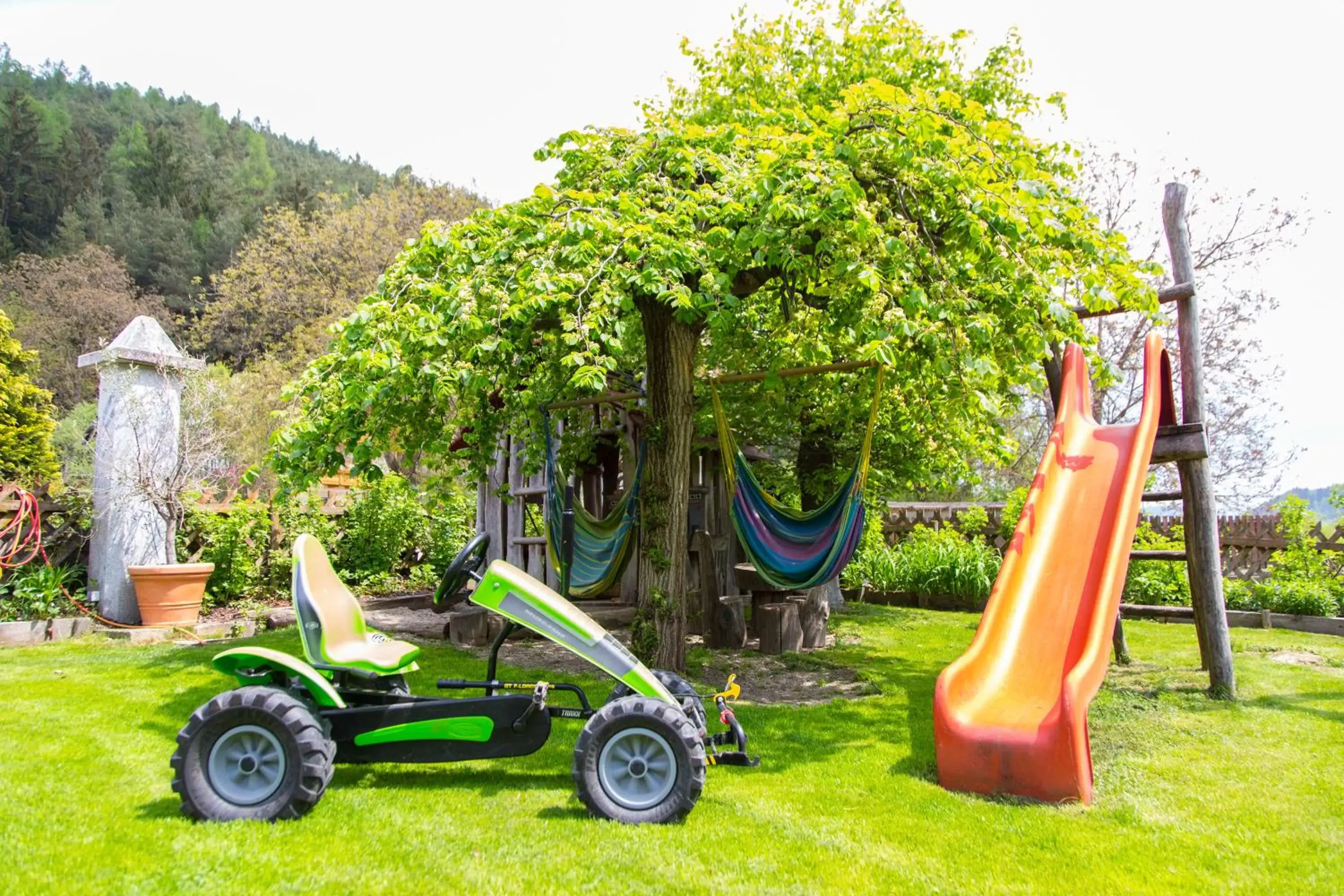 Garden, Children's Play Area in Residence Obermoarhof