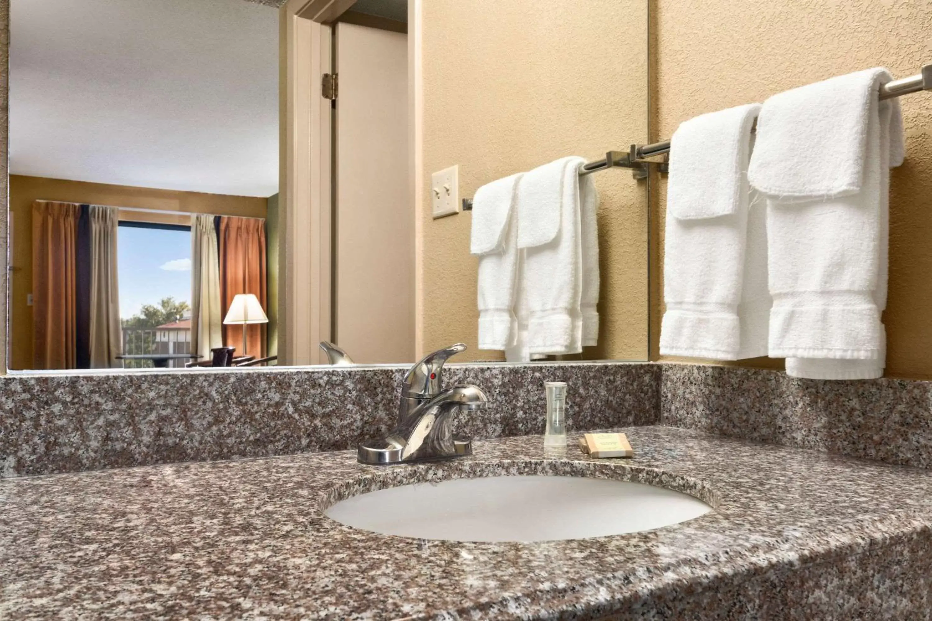 Bathroom in Super 8 by Wyndham Hattiesburg North - University Area Bathroom in Super 8 by Wyndham Hattiesburg North - University Area