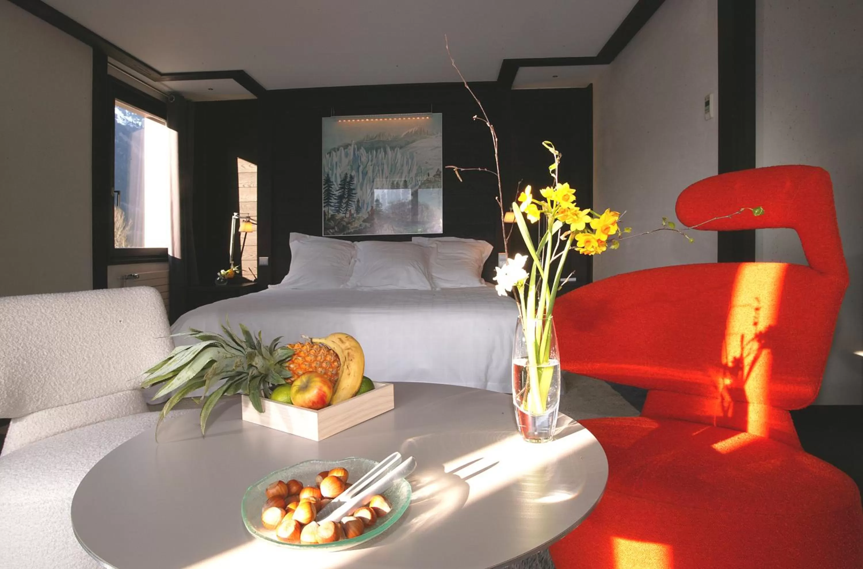 Photo of the whole room, Bed in Le Hameau Albert 1er - Relais & Châteaux