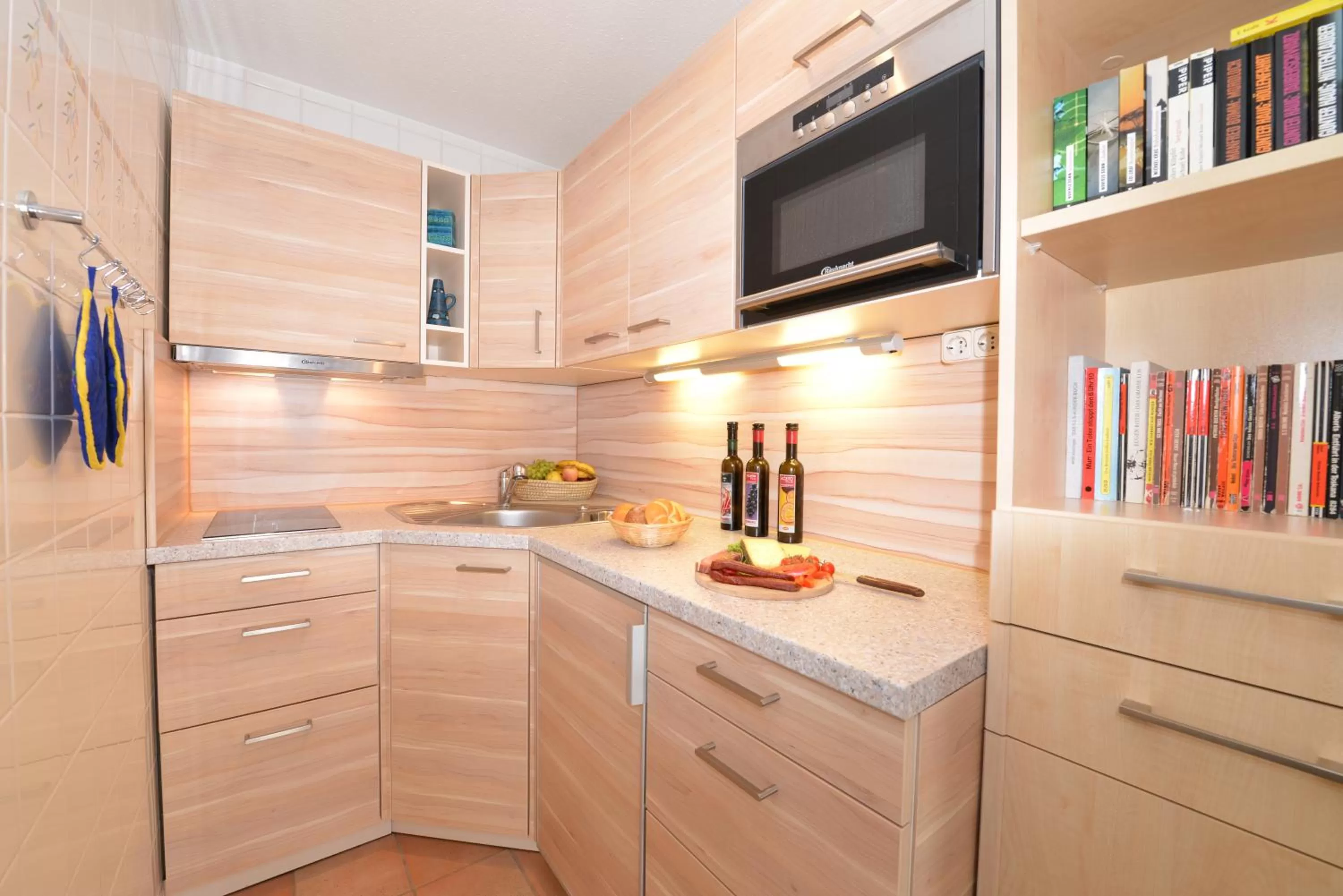 Kitchen or kitchenette in Familienhotel Kleinwalsertal