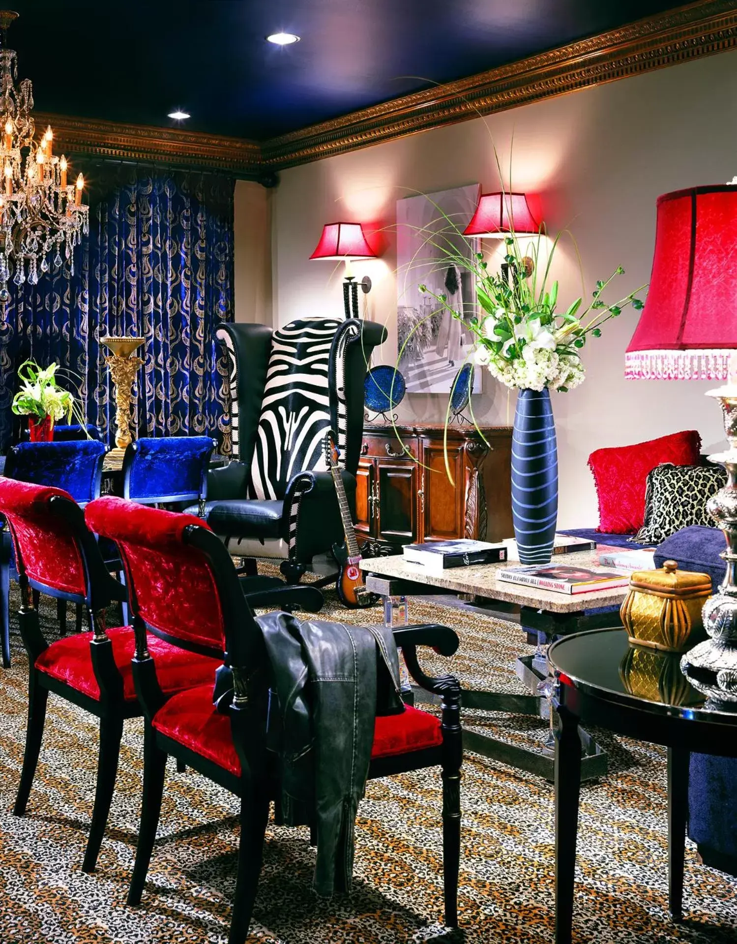 Decorative detail, Lounge/Bar in Hotel ZaZa Dallas