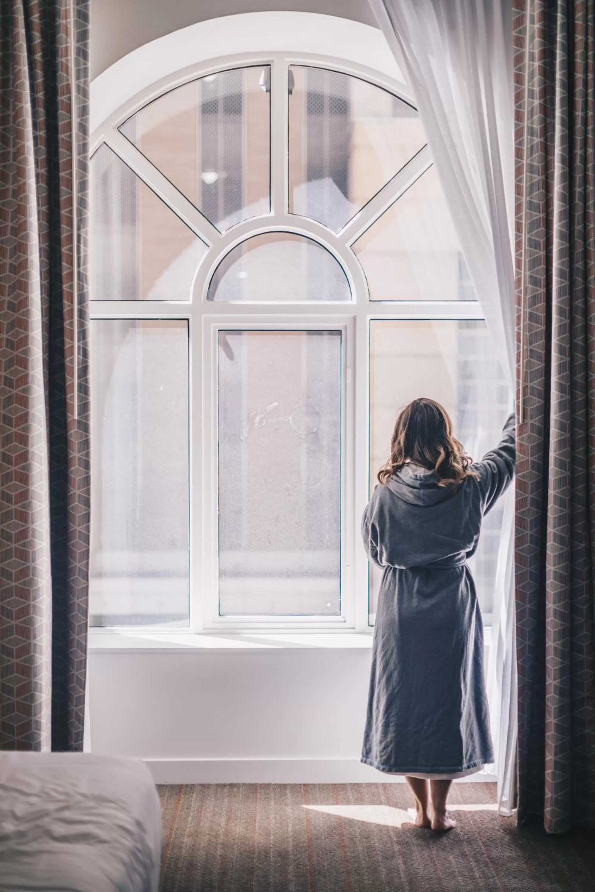 View (from property/room), Bed in Hyatt Centric Downtown Minneapolis