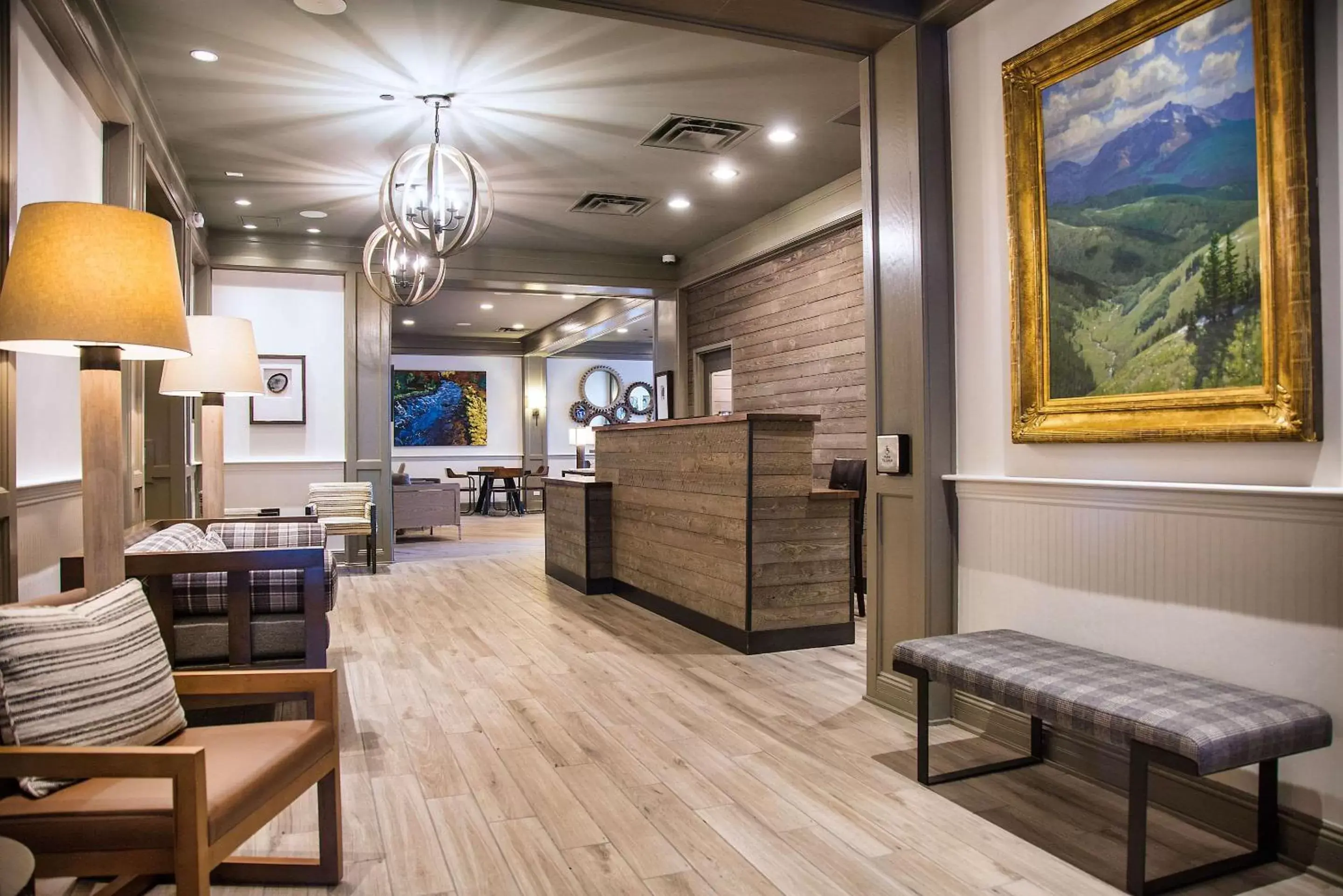 Lobby or reception in The Inn at Riverwalk Lobby or reception in The Inn at Riverwalk