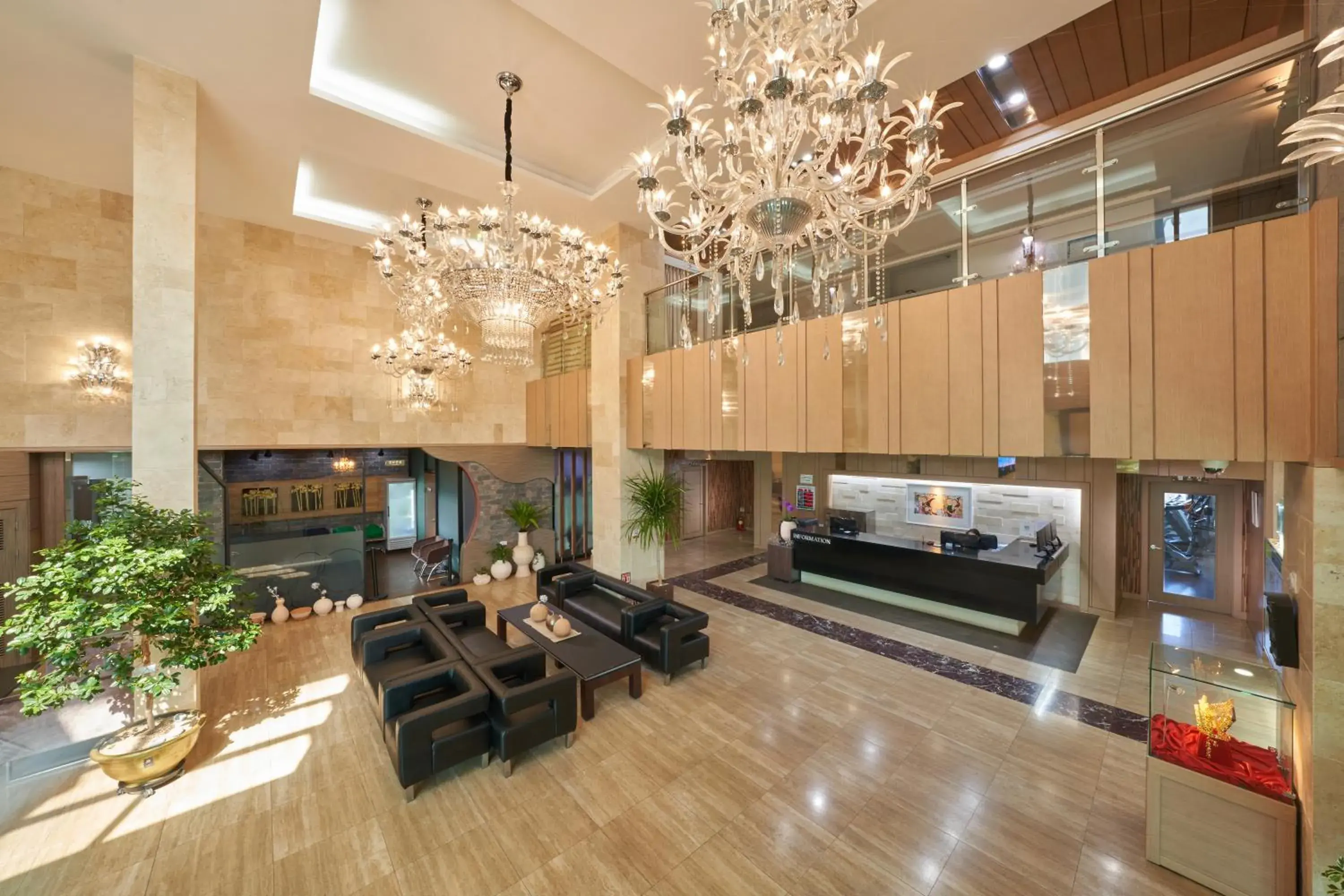 Lobby or reception, Lobby/Reception in Gyeongju GG Tourist Hotel
