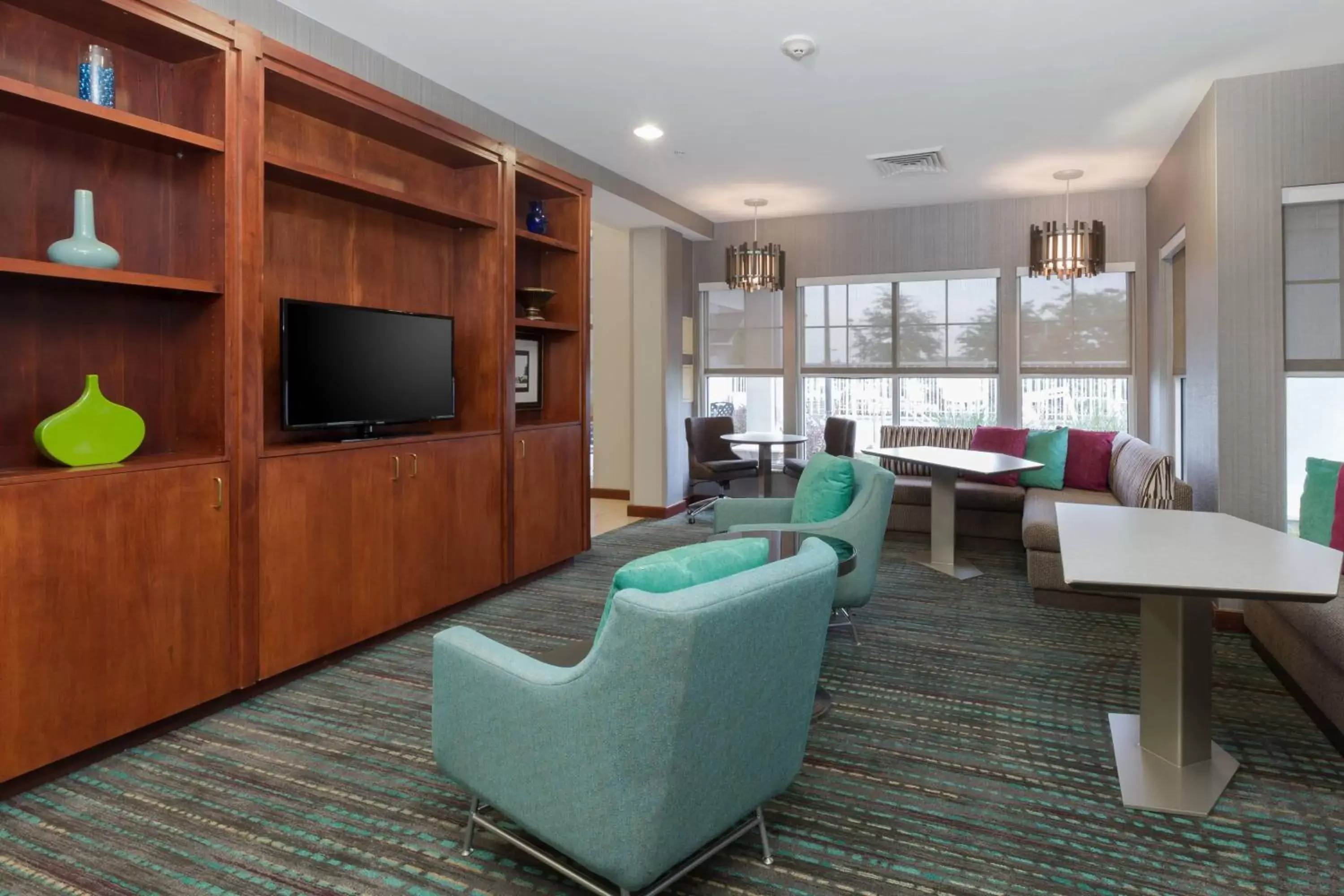 Lobby or reception, TV/Entertainment Center in Residence Inn by Marriott Baton Rouge near LSU