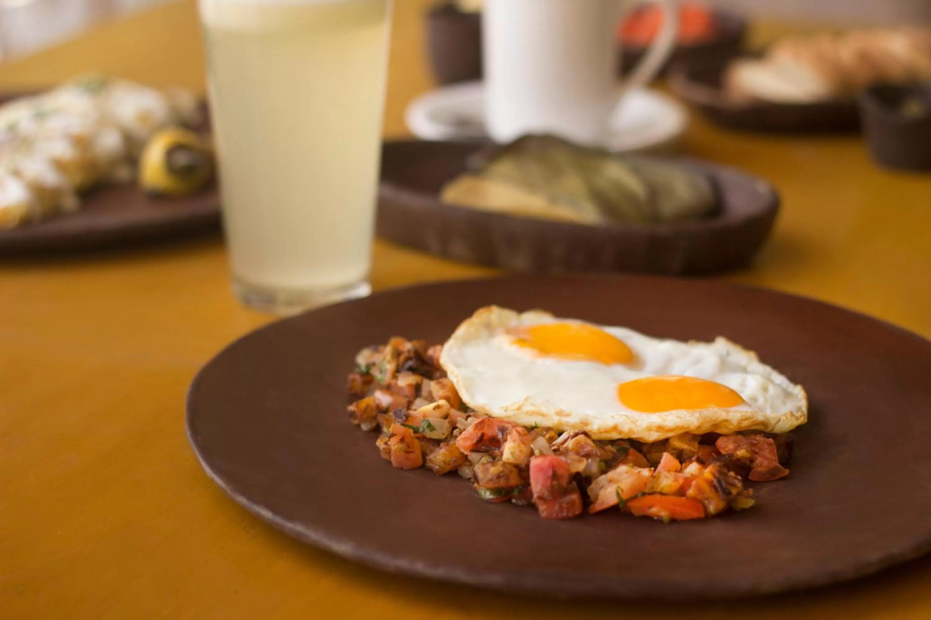 American breakfast in Newport House Playa Boutique Hotel