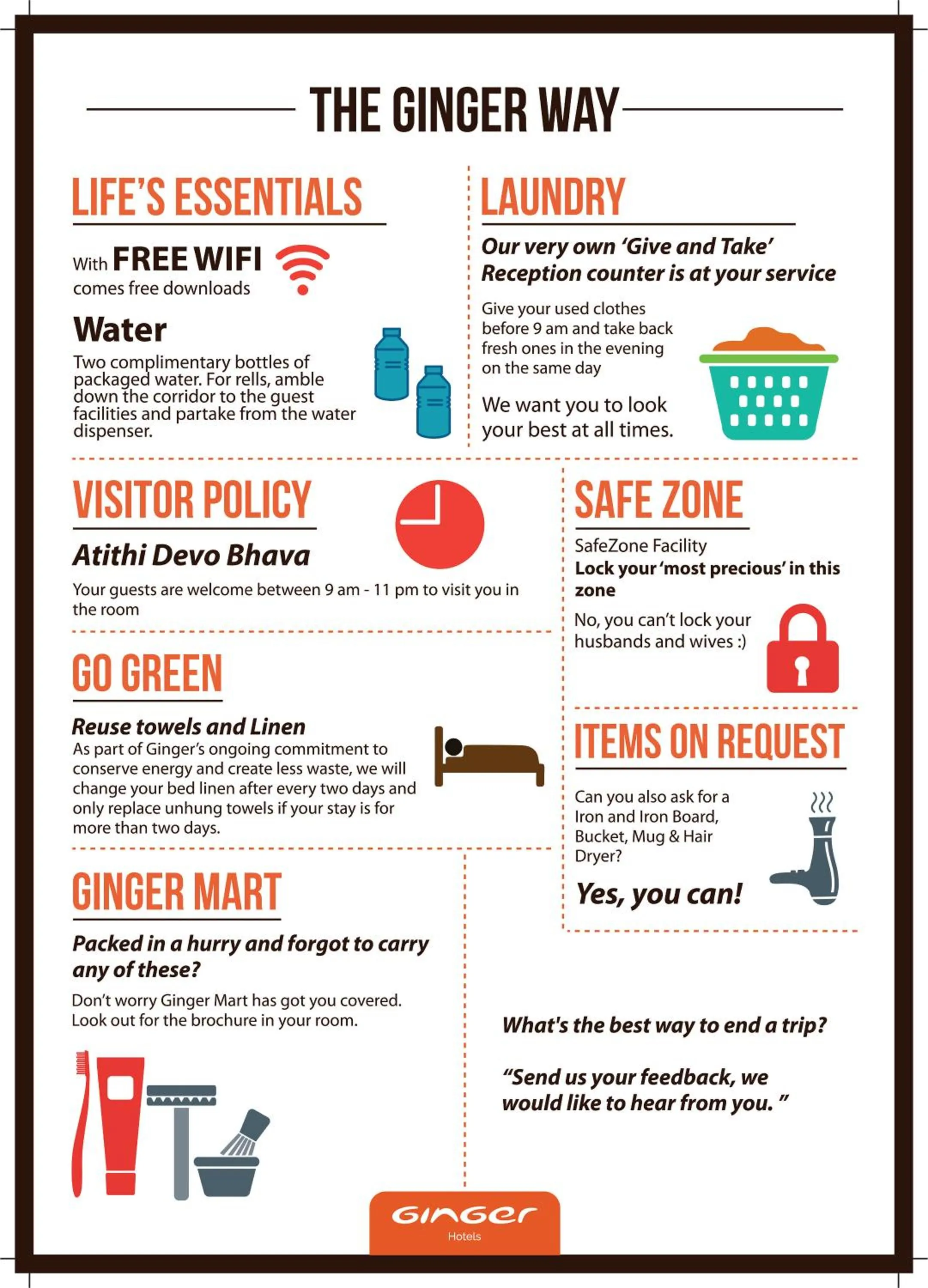 Business facilities in Ginger Lucknow