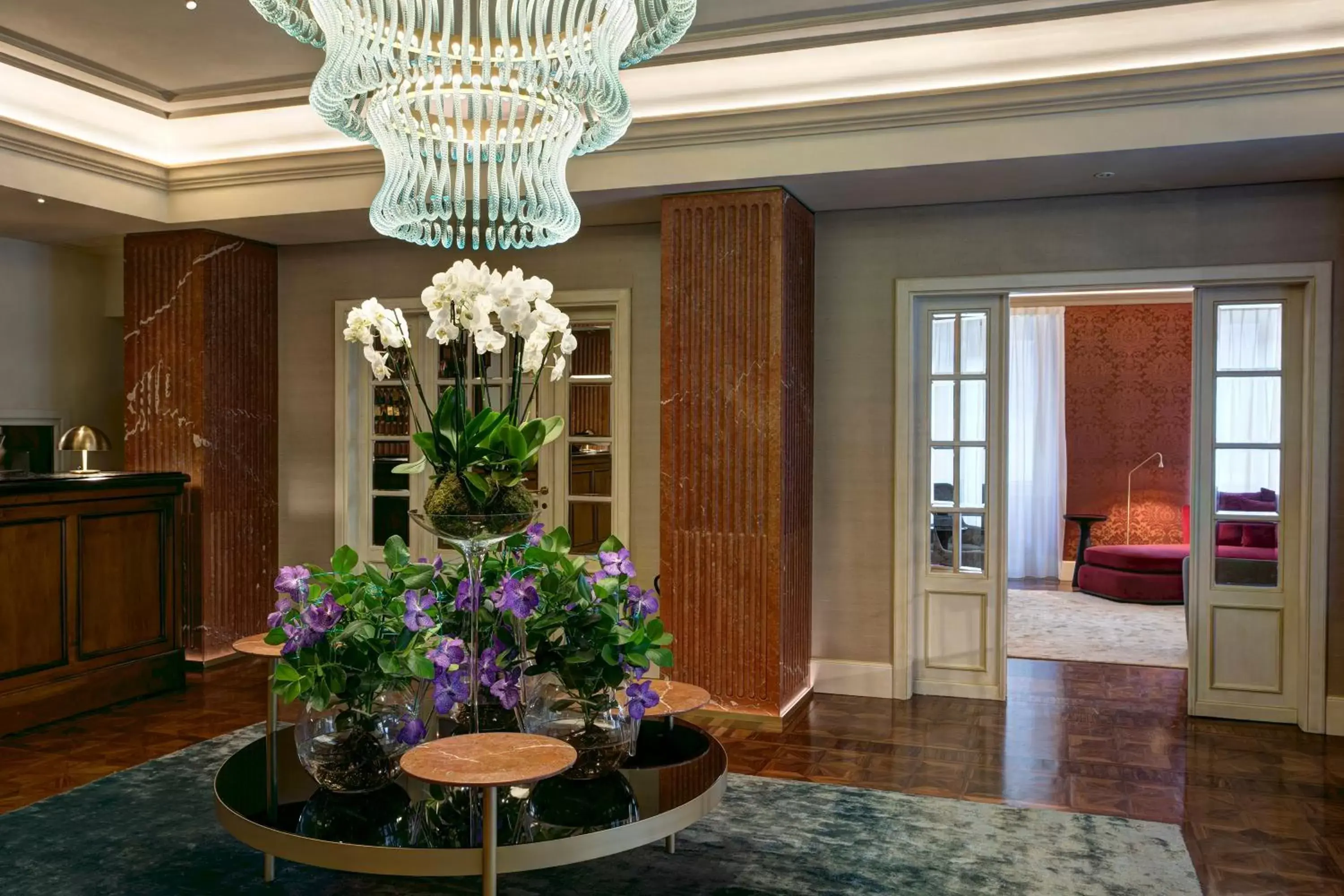 Lobby or reception in Grand Hotel Duchi d'Aosta