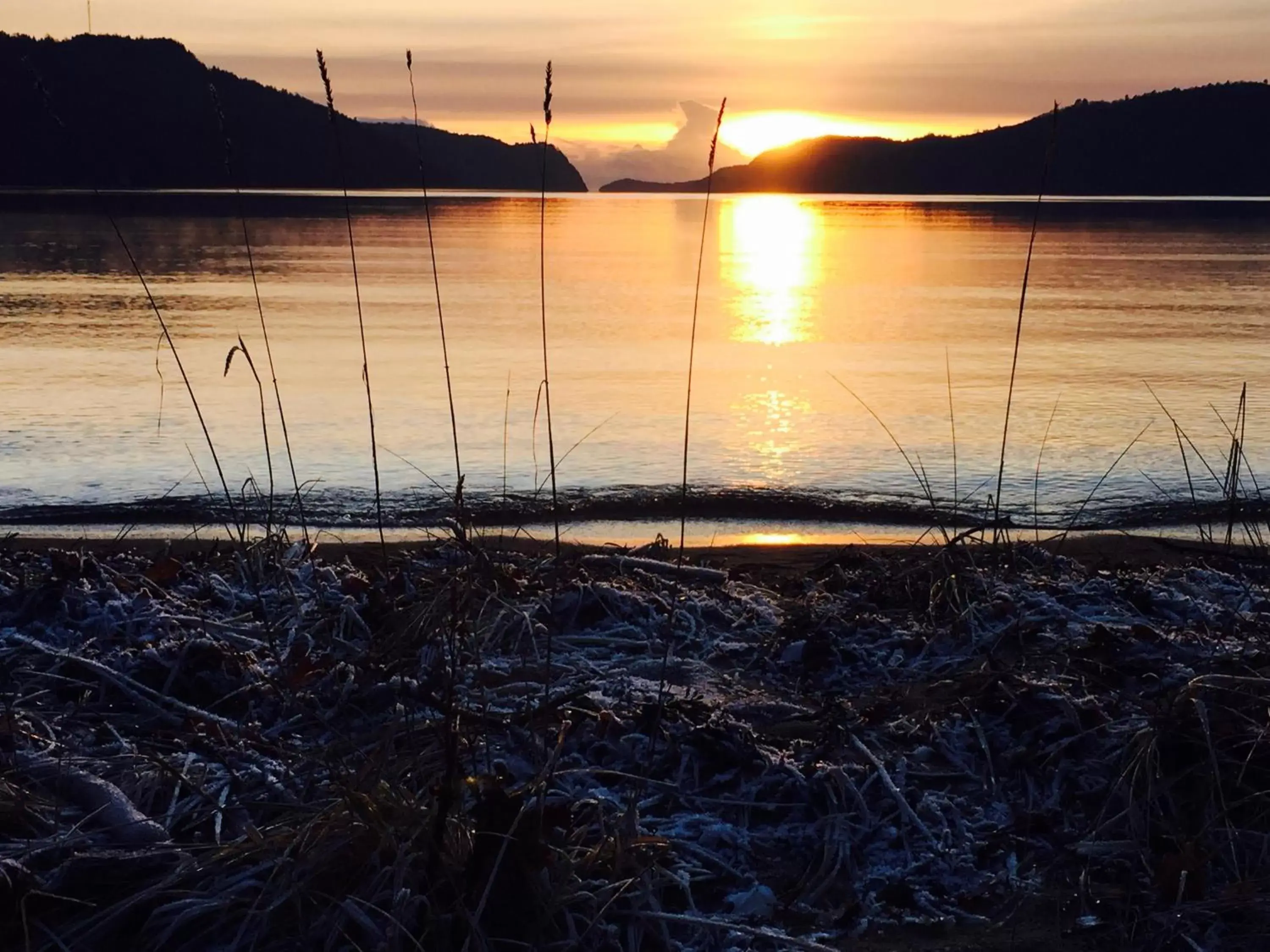 Natural landscape in Rosfjord Strandhotel