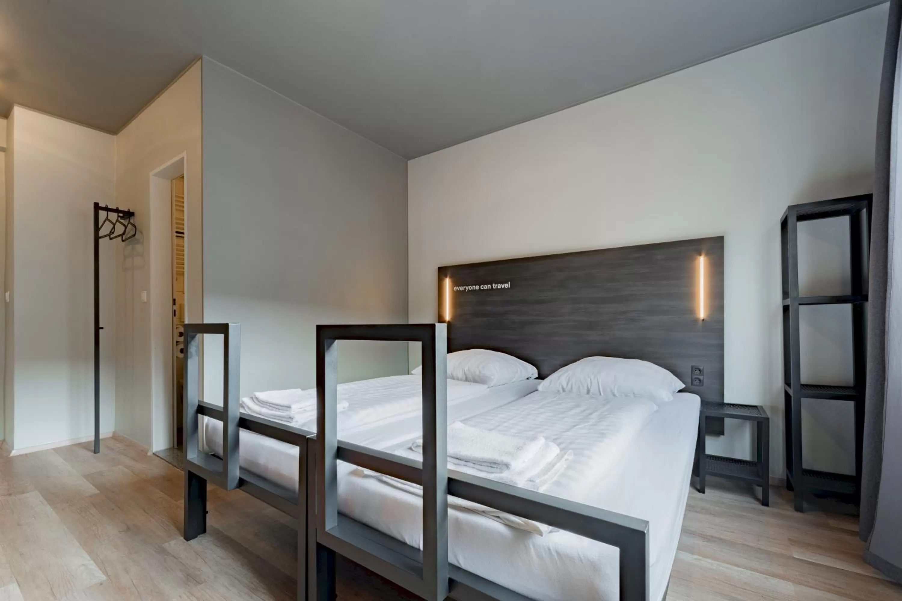 Photo of the whole room, Bed in a&o Köln Dom