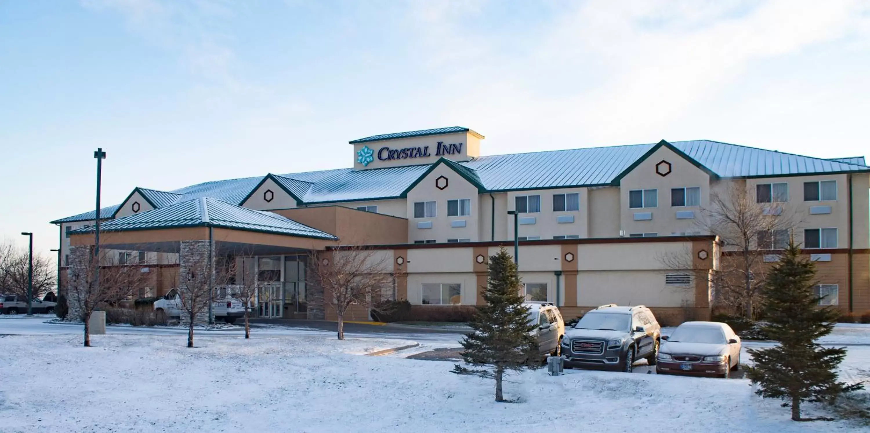Property building, Winter in Crystal Inn Hotel & Suites - Great Falls
