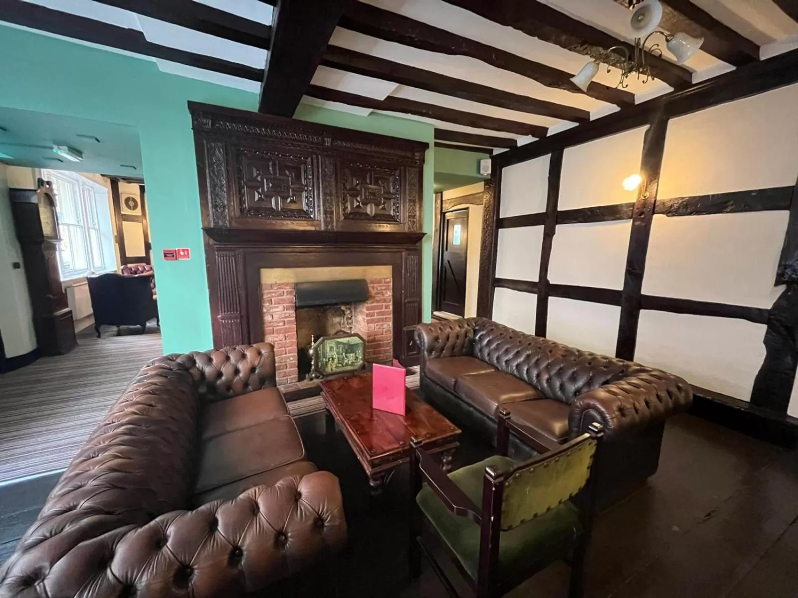 Seating area in Talbot Hotel