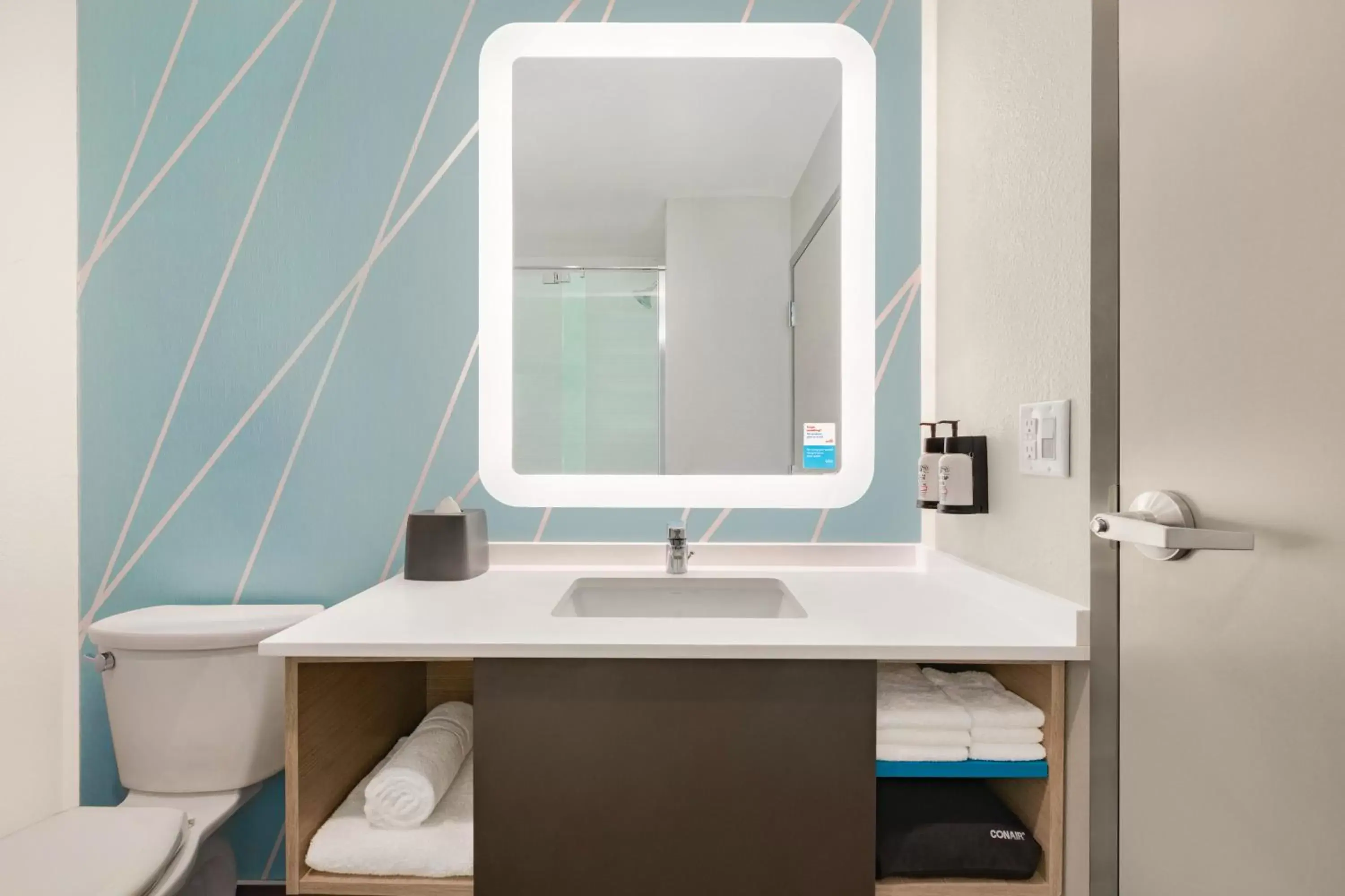 Bathroom in avid hotels - Ft Lauderdale Airport - Cruise, an IHG Hotel