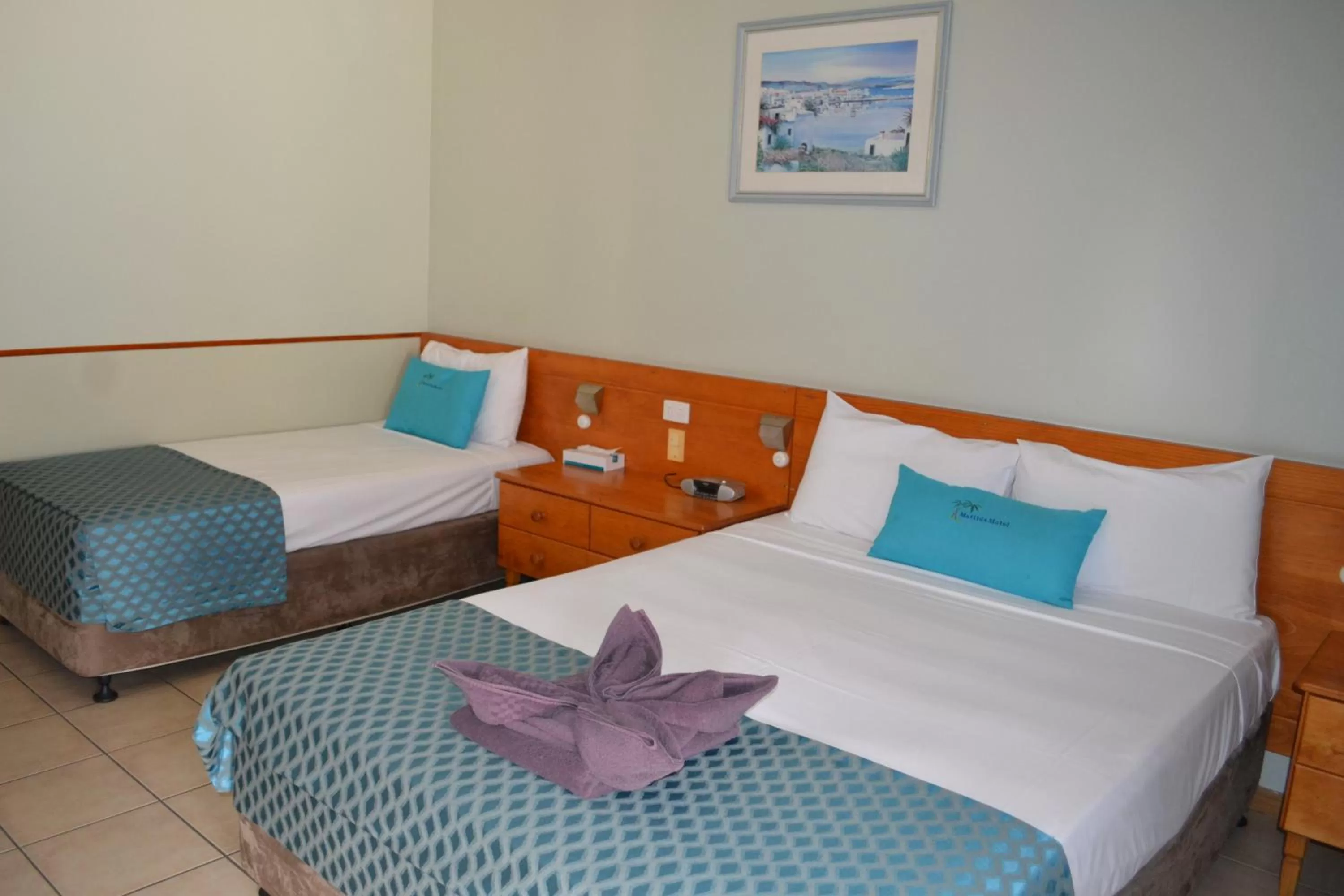 Bed in Matilda Motel