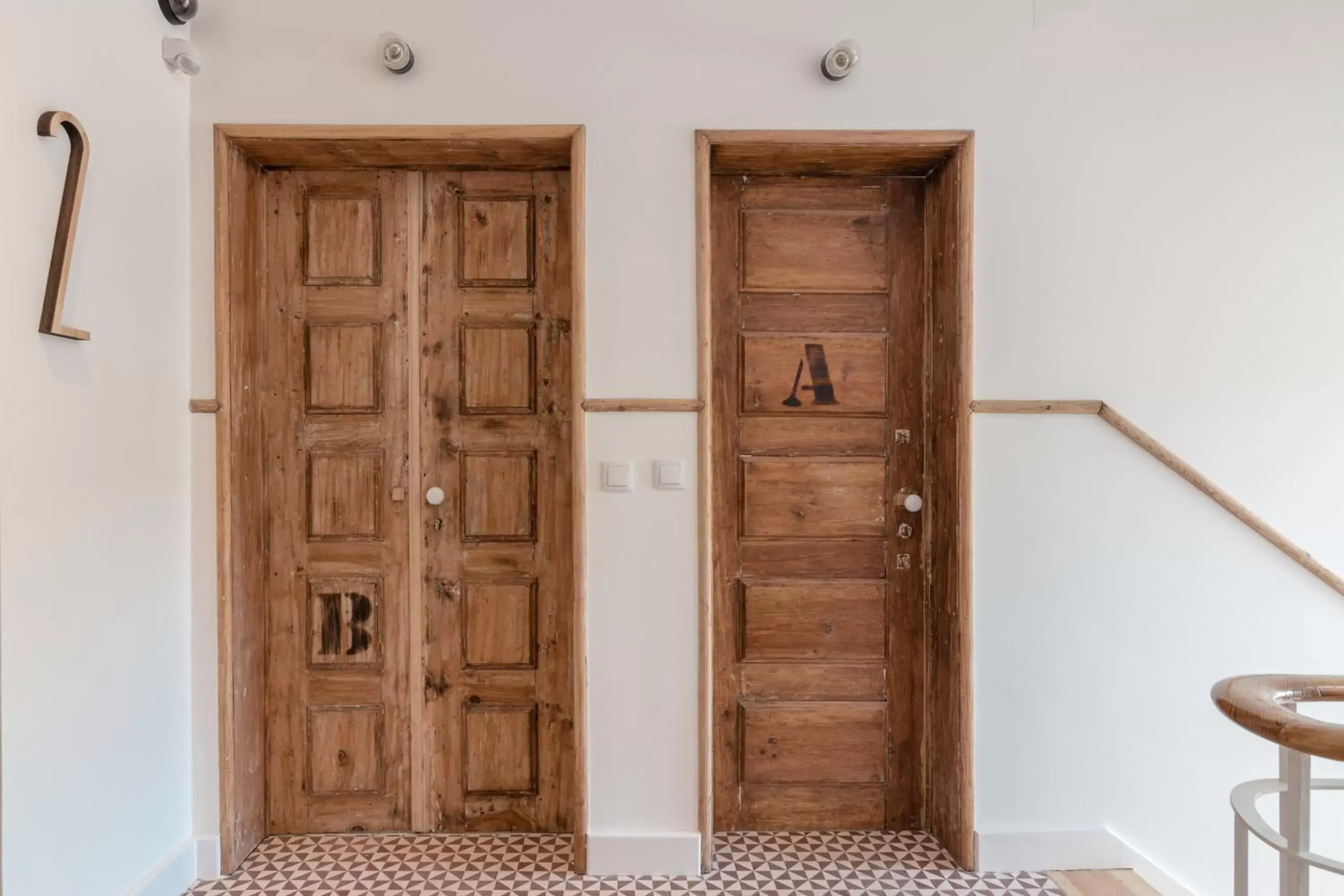 Decorative detail, Facade/Entrance in Chiado Arty Flats
