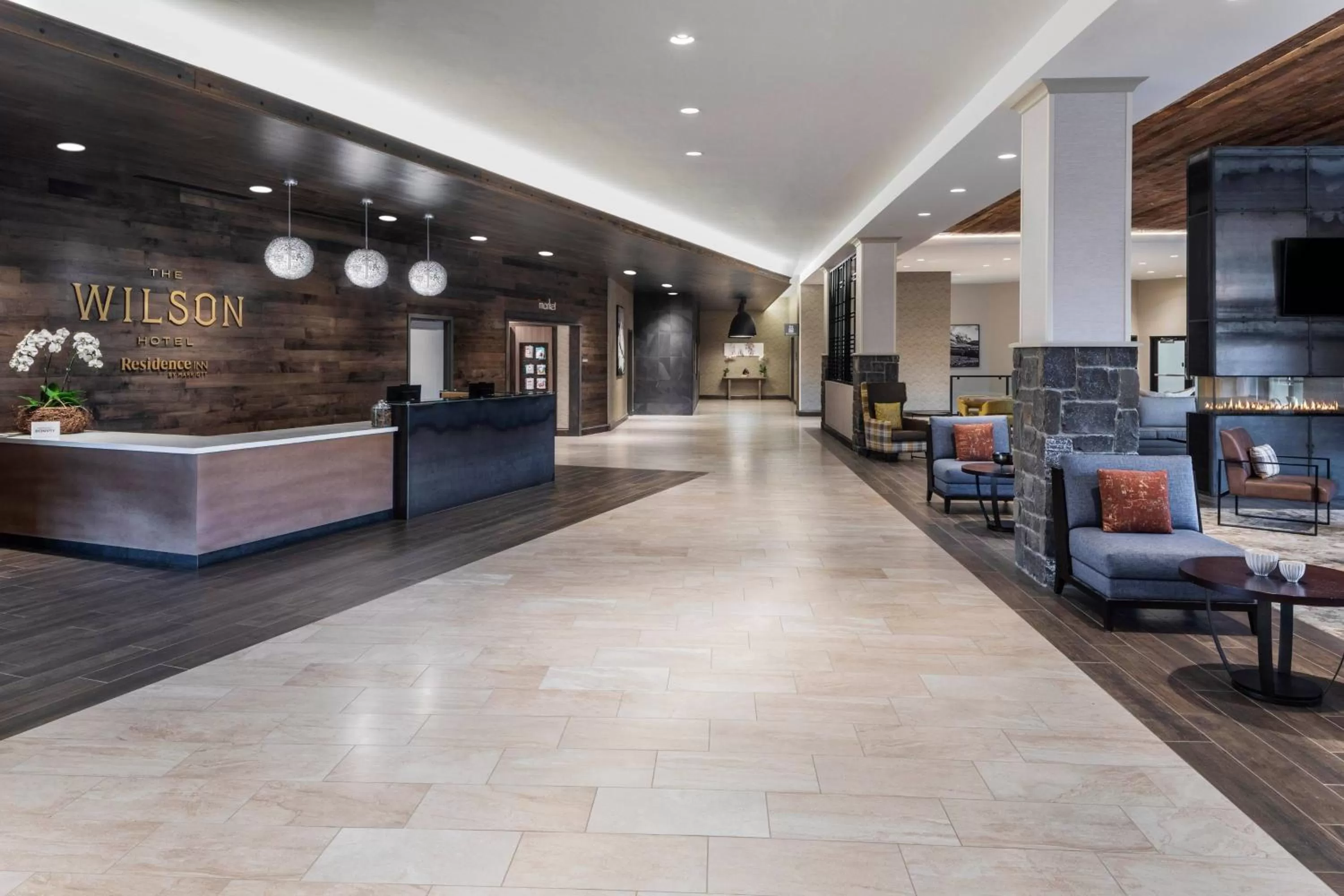 Lobby or reception in Residence Inn by Marriott Big Sky/The Wilson Hotel