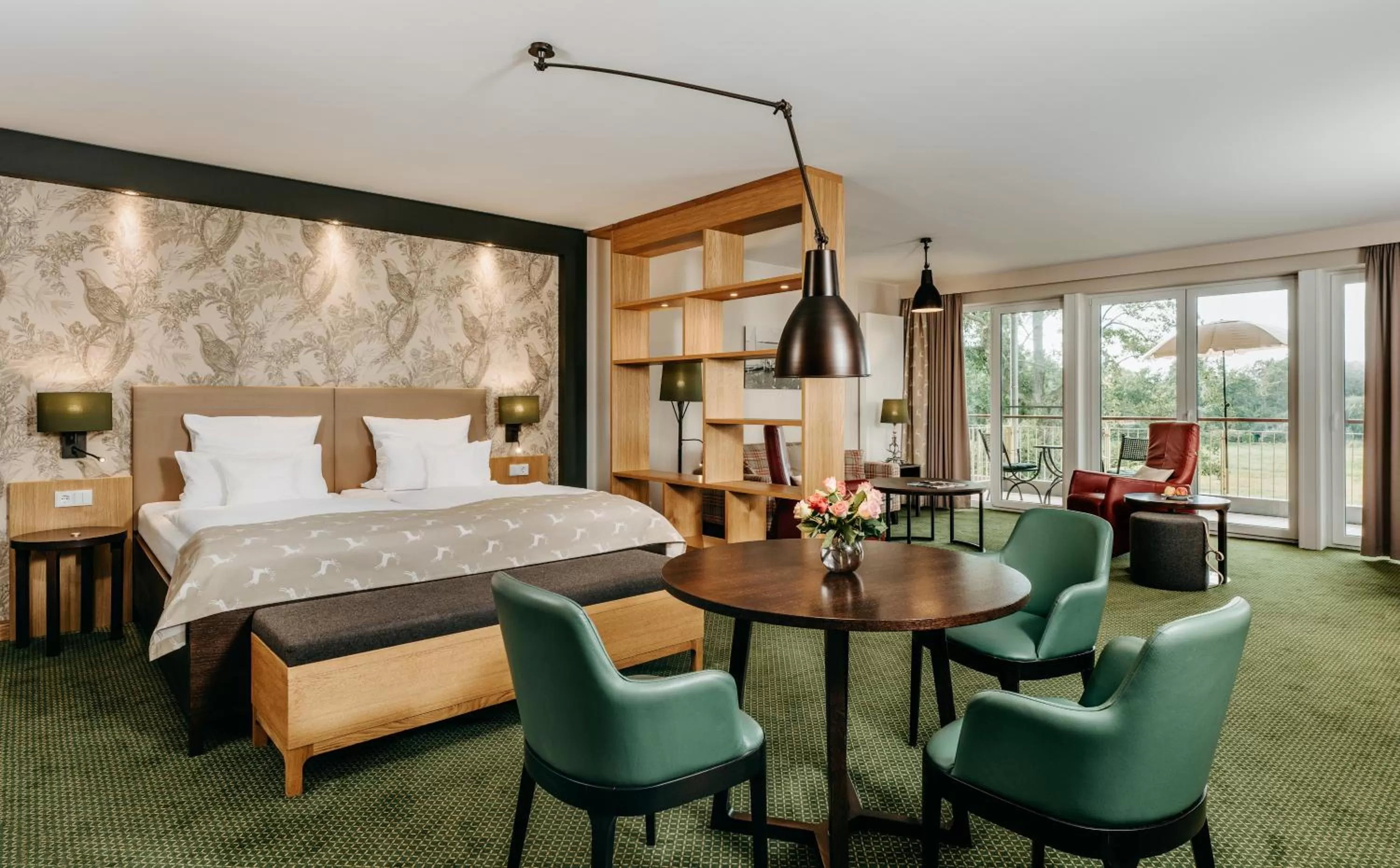 Bedroom, Bed in Romantik Hotel Jagdhaus Eiden am See