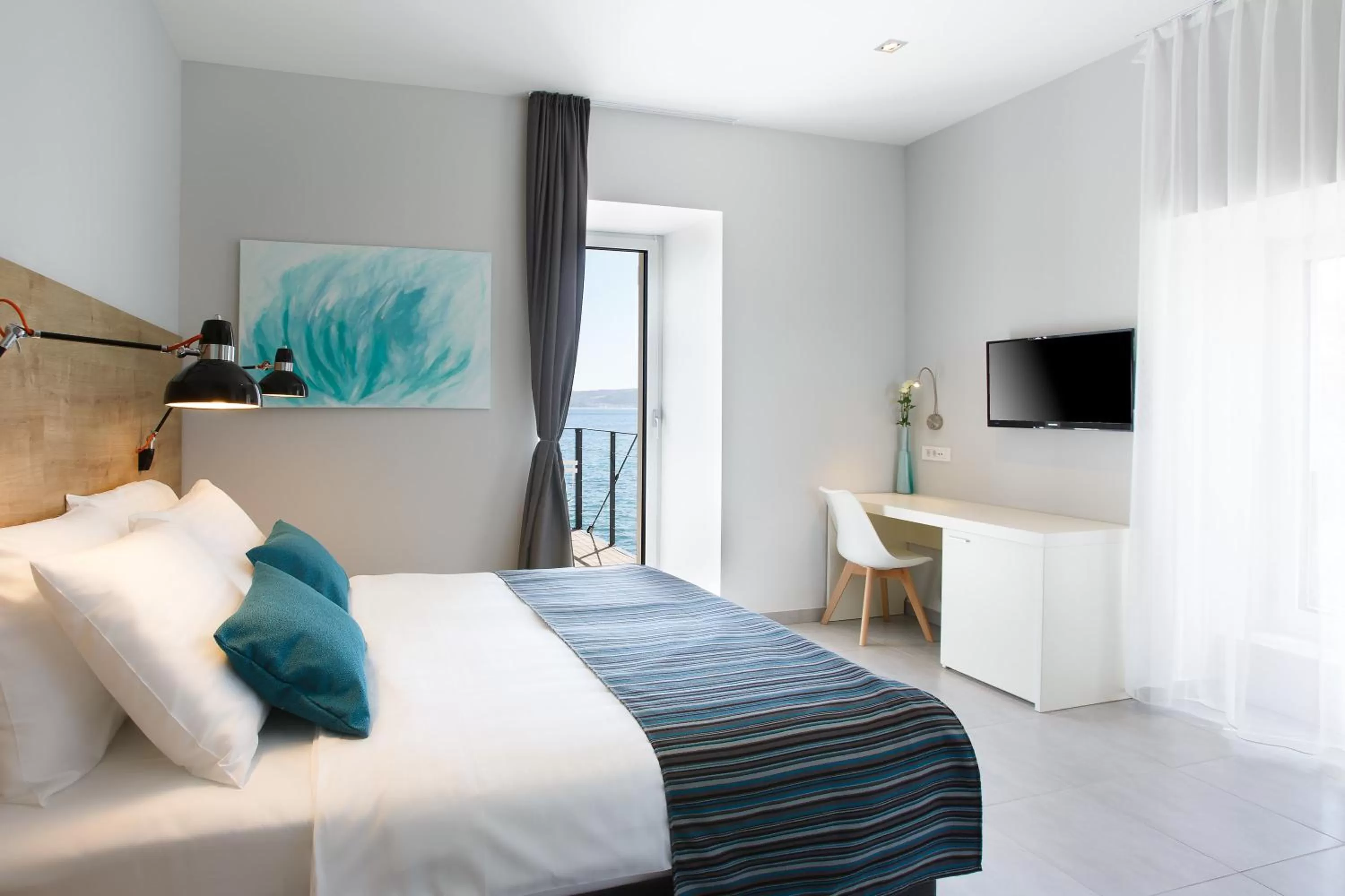 Decorative detail, Bed in Hotel Štacija