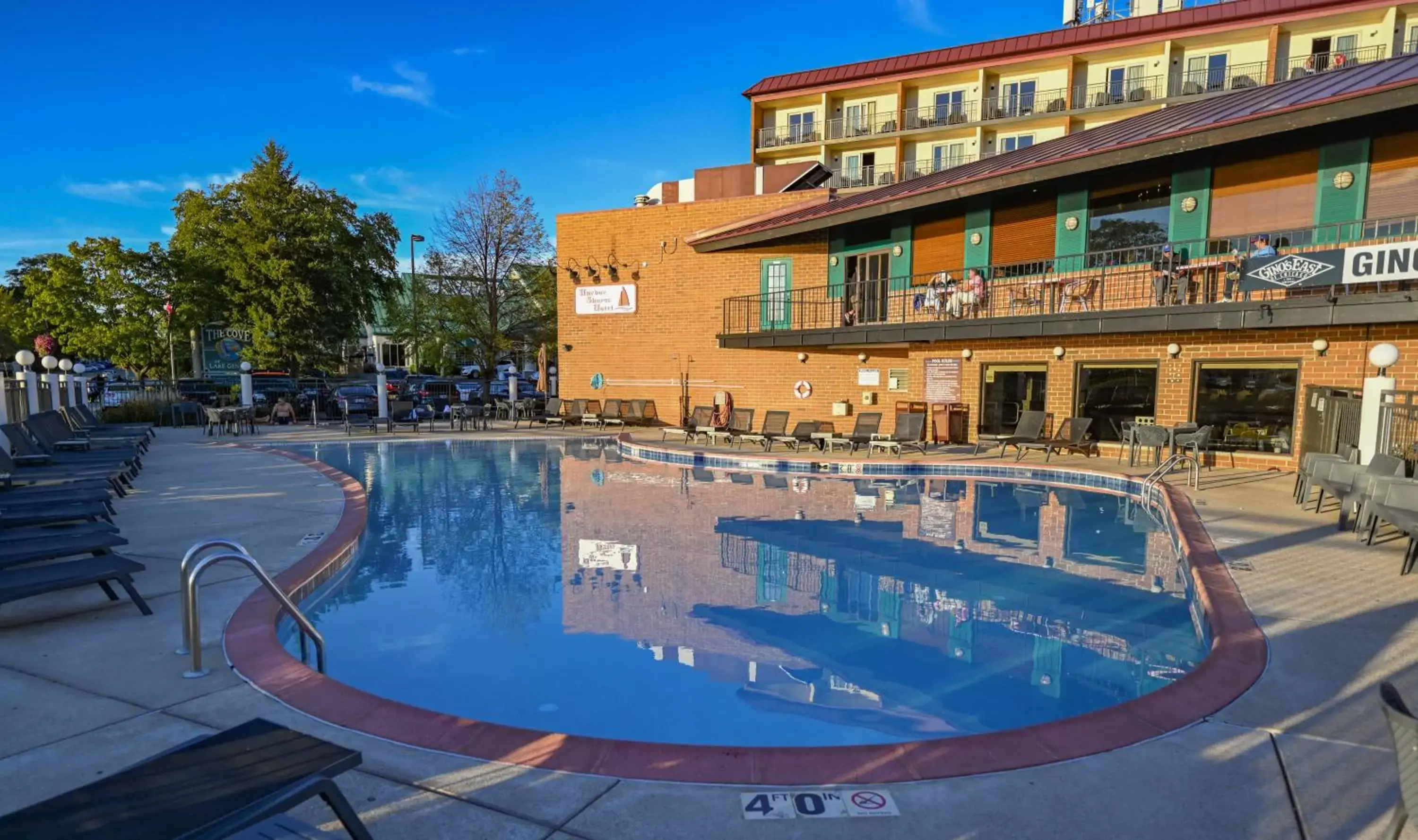 Swimming Pool in Harbor Shores on Lake Geneva