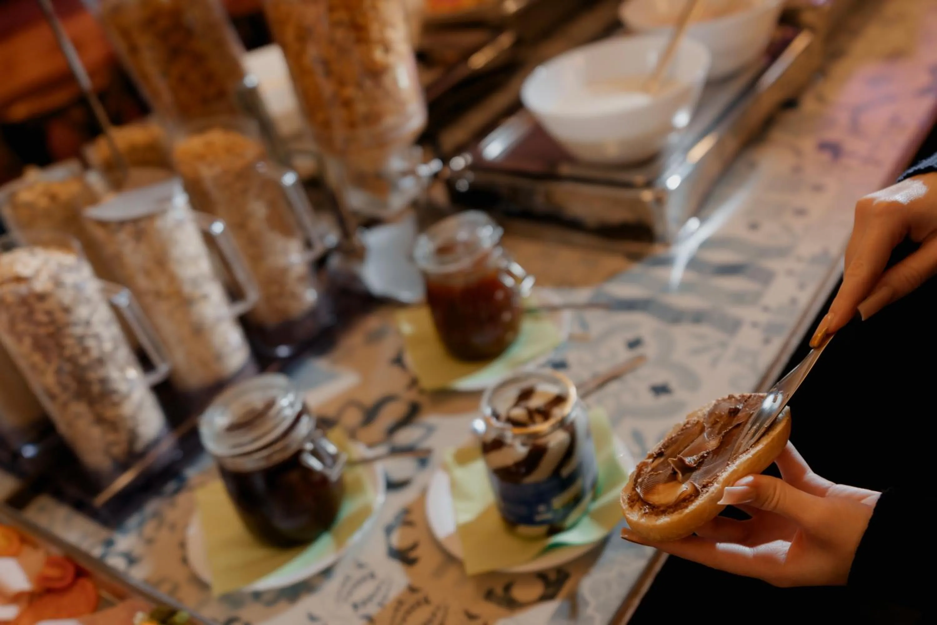 Buffet breakfast in Jaeger´s Munich (Hotel/Hostel)