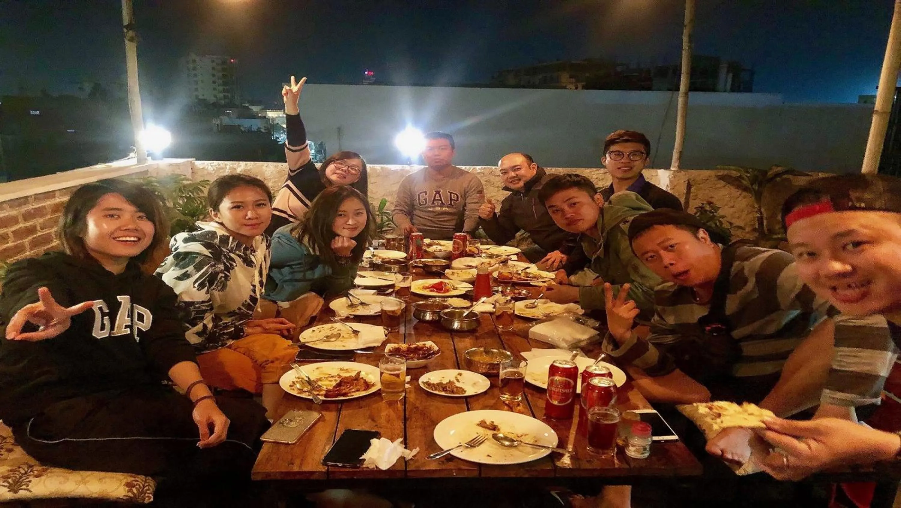 People in Tuk Tuk Backpackers- Near Jaipur Train Station