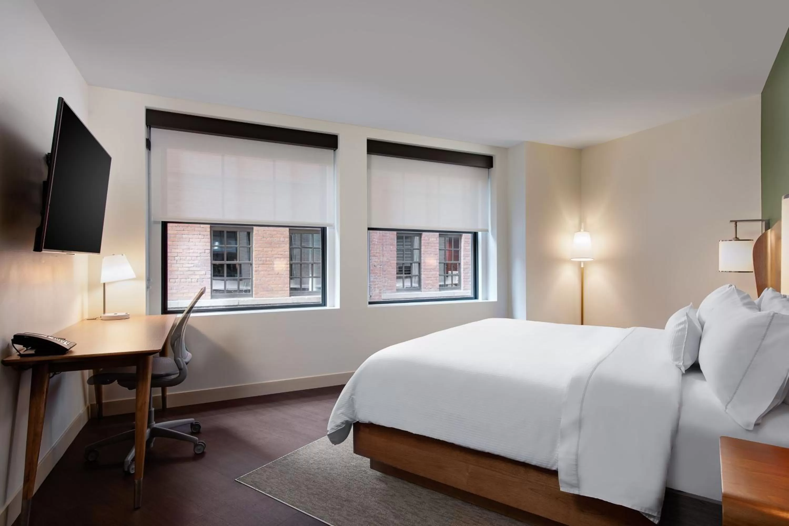 Photo of the whole room, Bed in Element Detroit at the Metropolitan