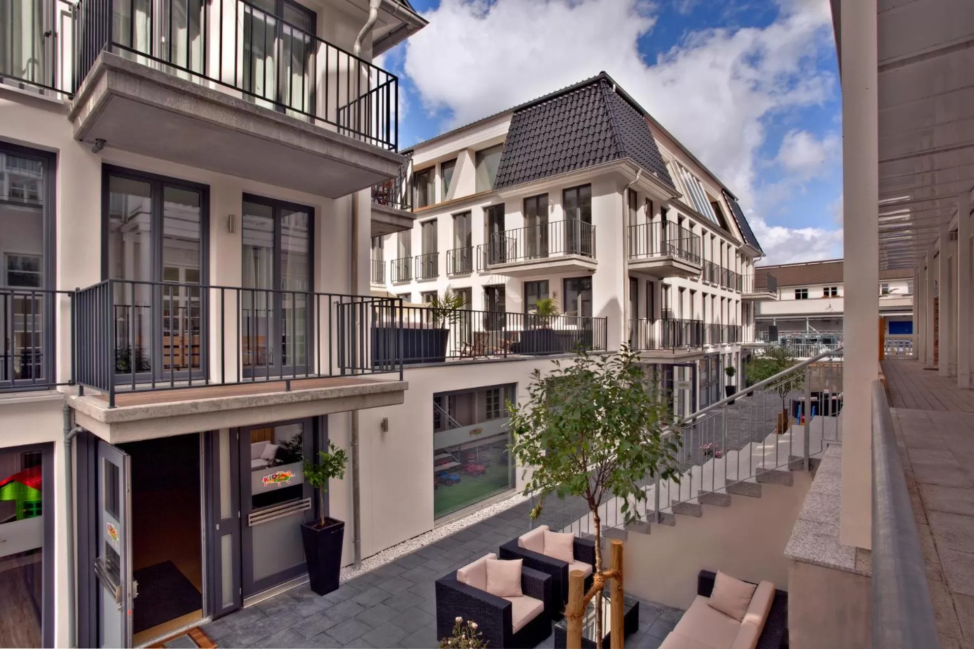 Property building in Suite Hotel Binz Familienhotel Rügen