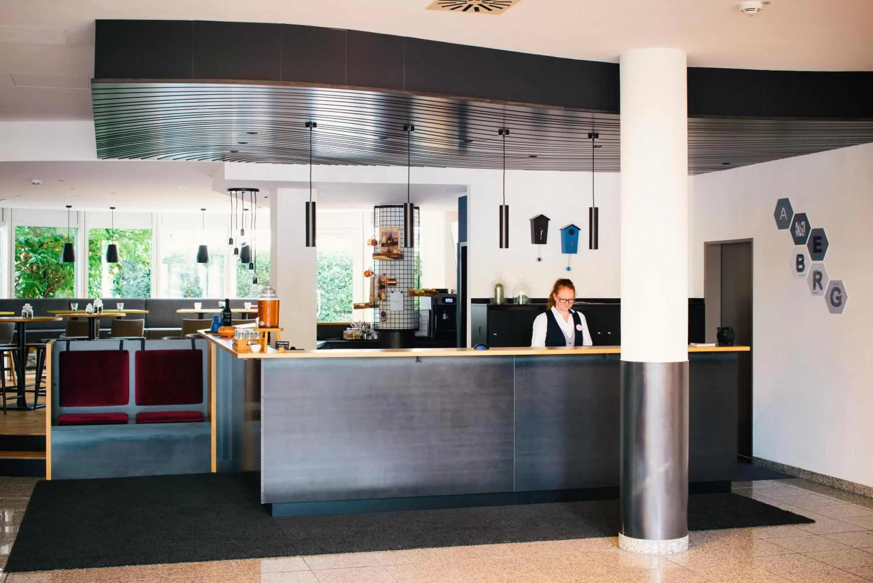 Lobby or reception in Vienna House Easy by Wyndham Amberg Lobby or reception in Vienna House Easy by Wyndham Amberg