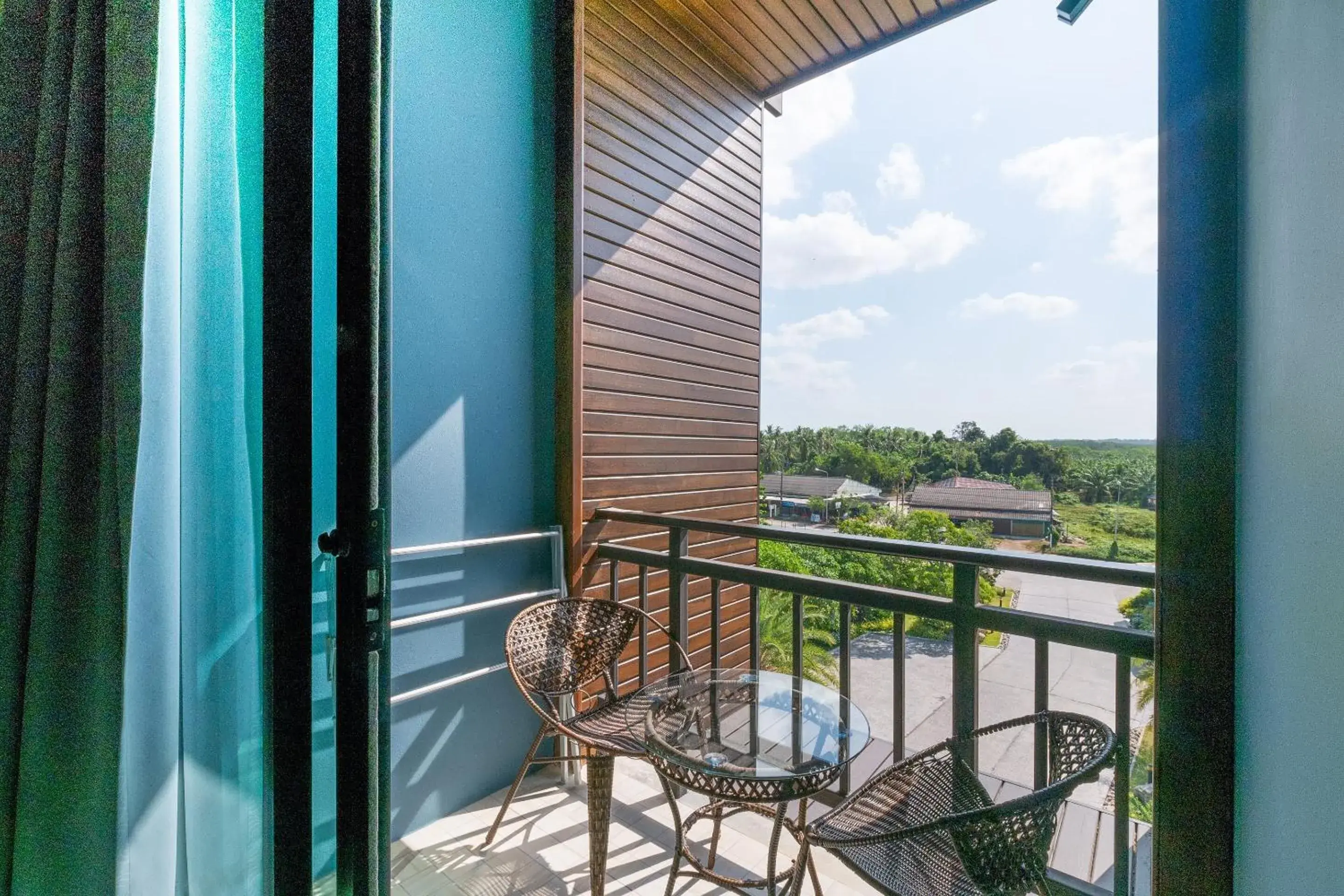 Bedroom, Balcony/Terrace in The Tama Hotel- SHA Plus