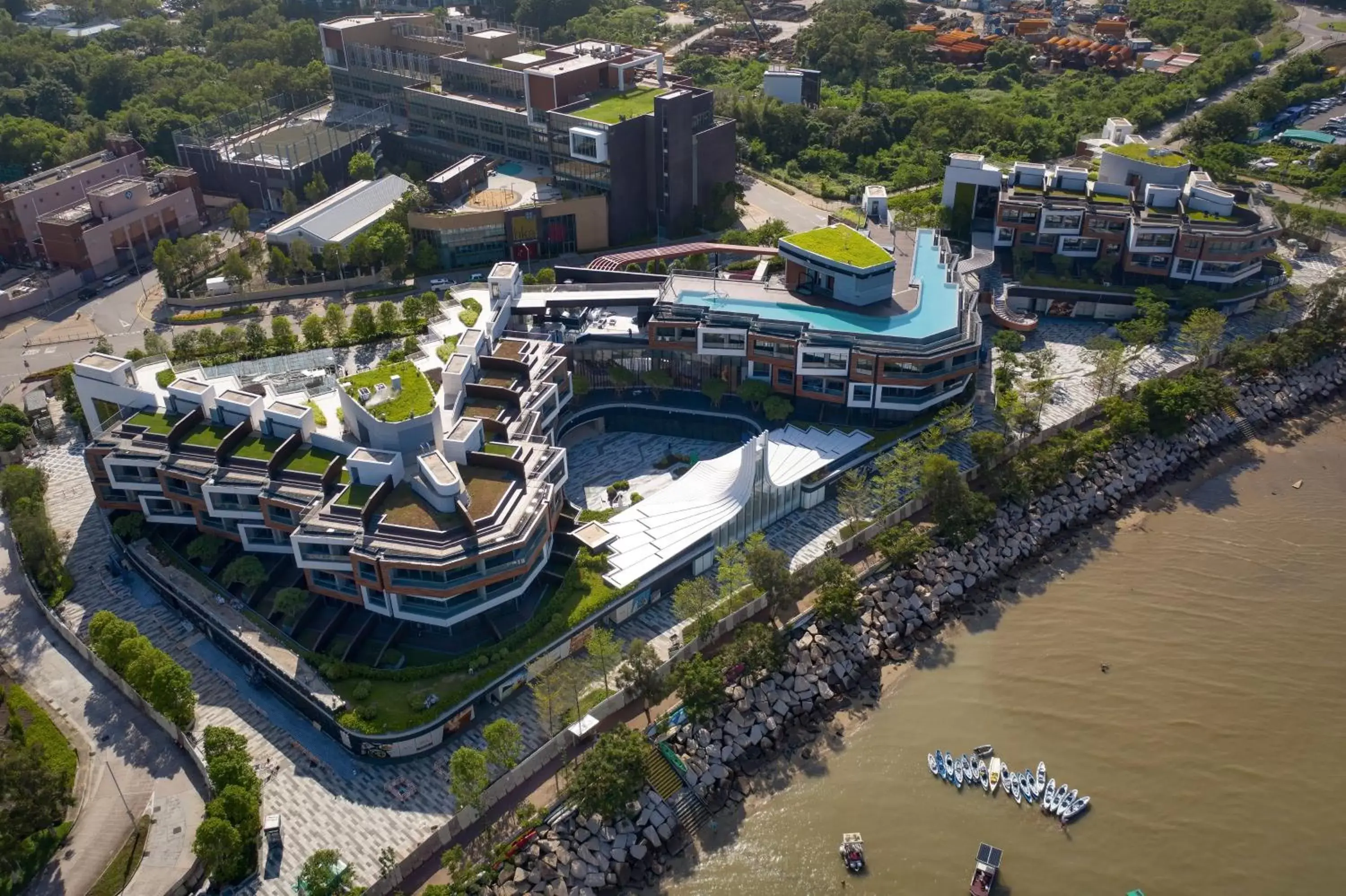 Property building, Bird's-eye View in WM Hotel