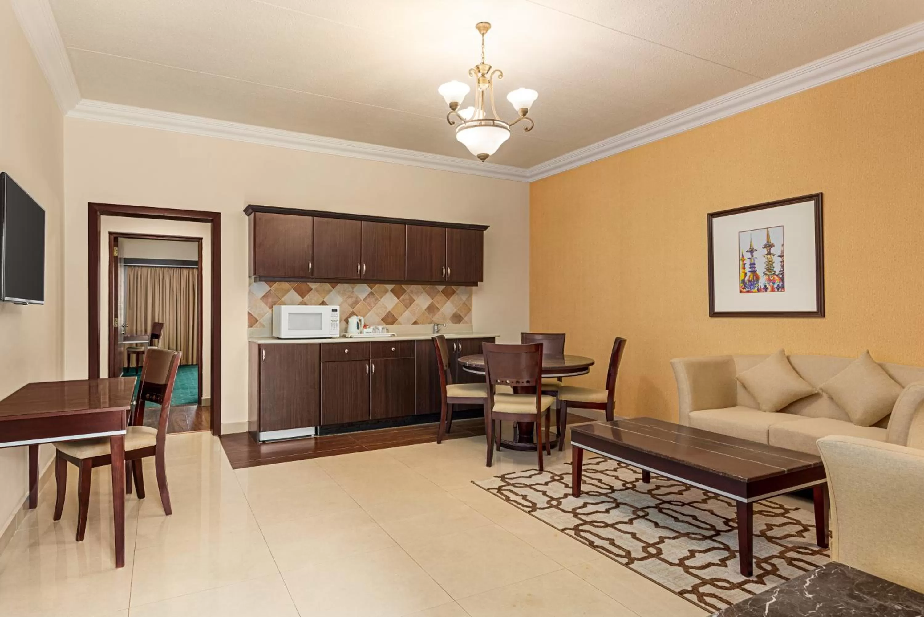 Living room in Eastyard Dammam Hotel - Formerly Ramada by Wyndham Dammam