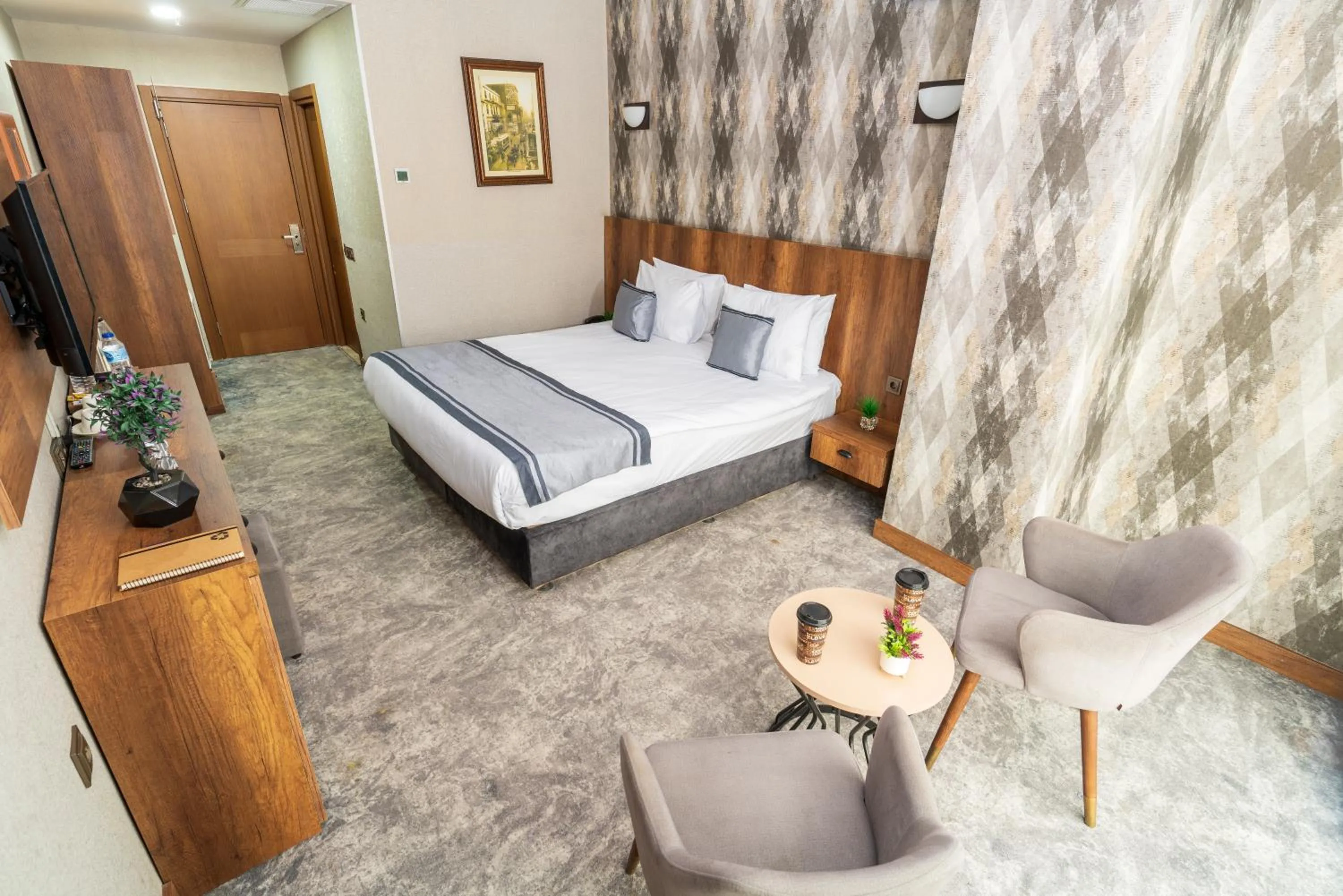 Bed in Istanbul Airport Express Hotel