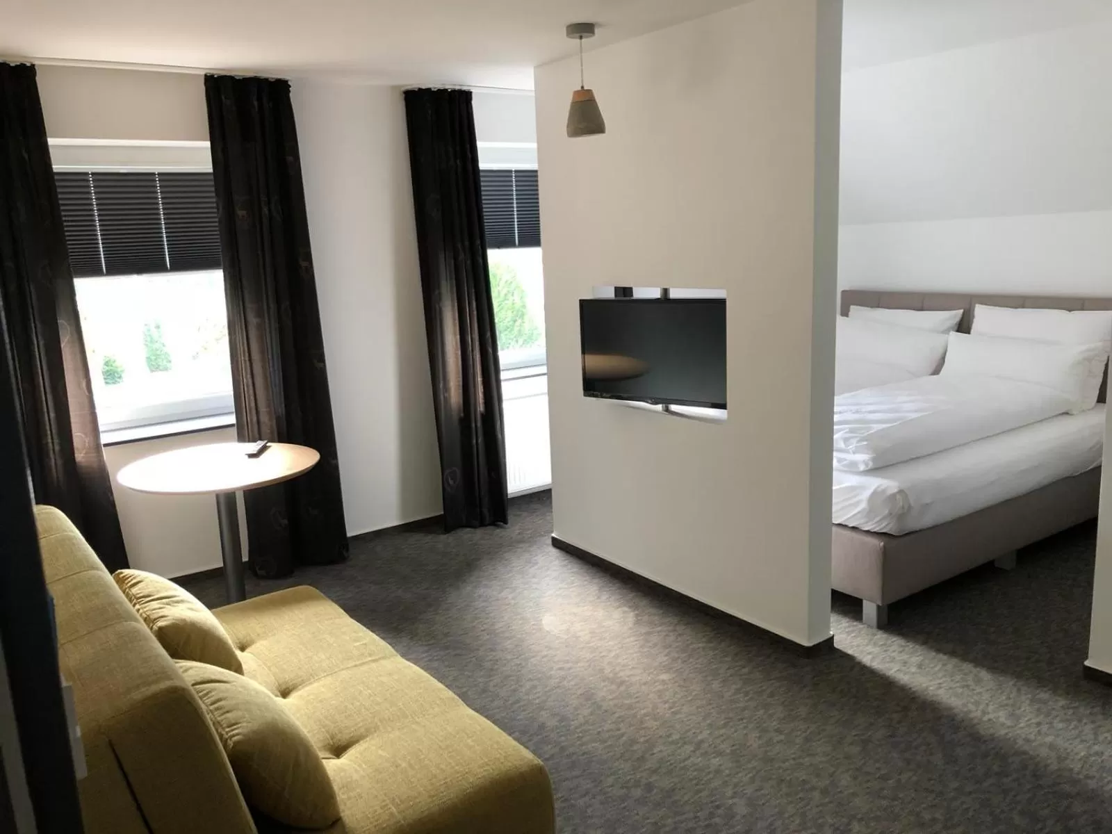 Living room, Bed in Das Gasthaus am Reichswald