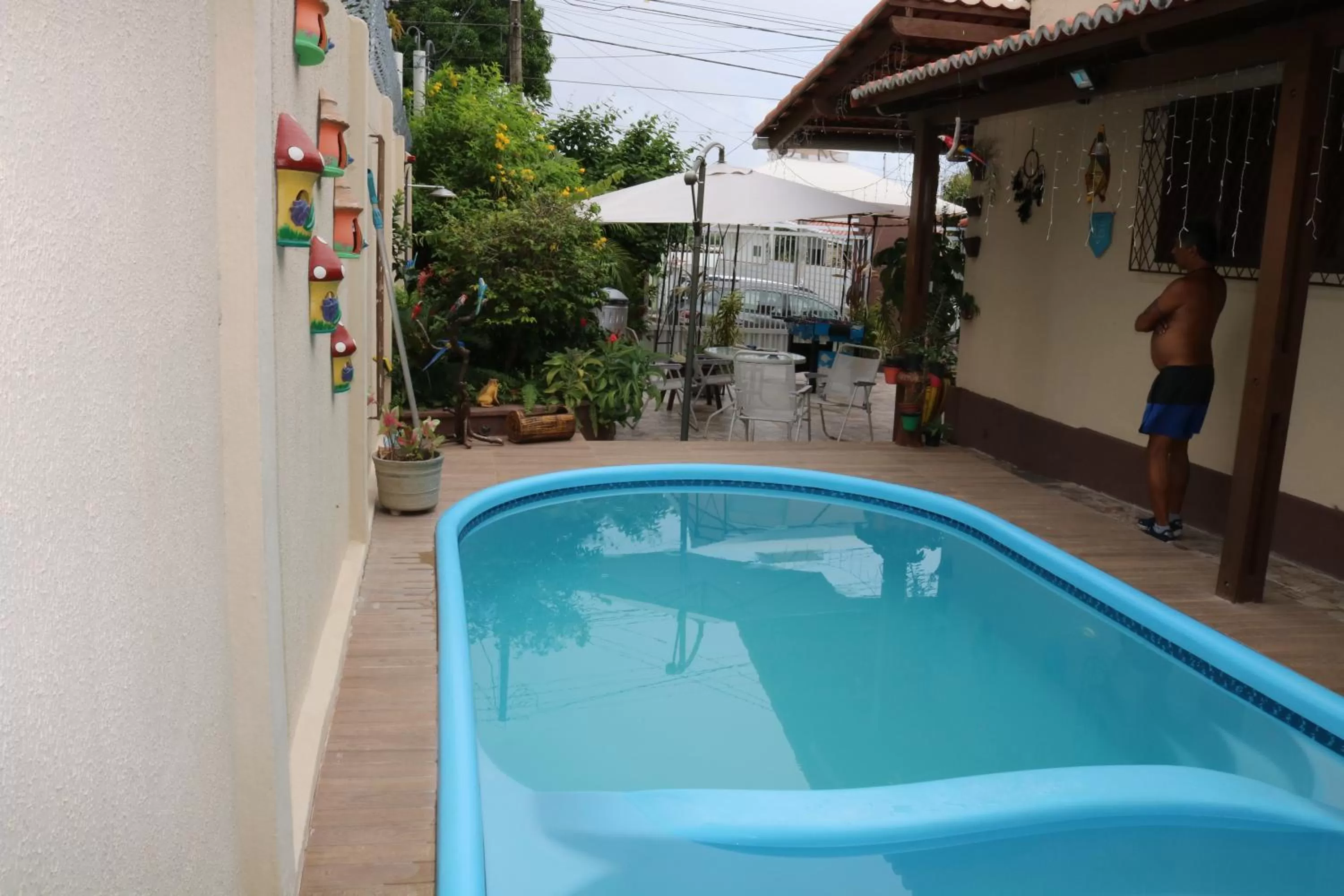 Swimming pool in Pousada Flor Dália