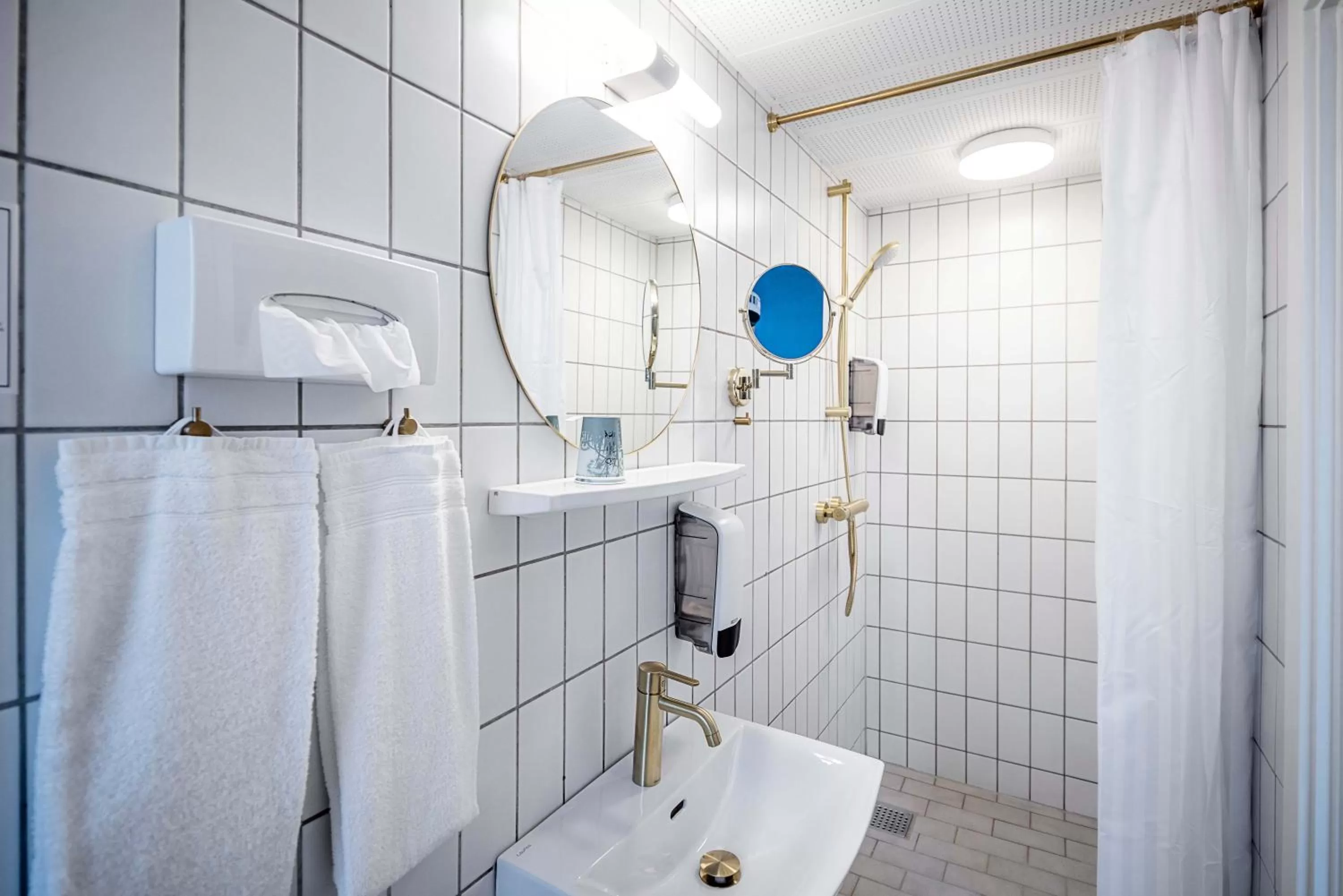 Bathroom in KOMPAS Hotel Aalborg