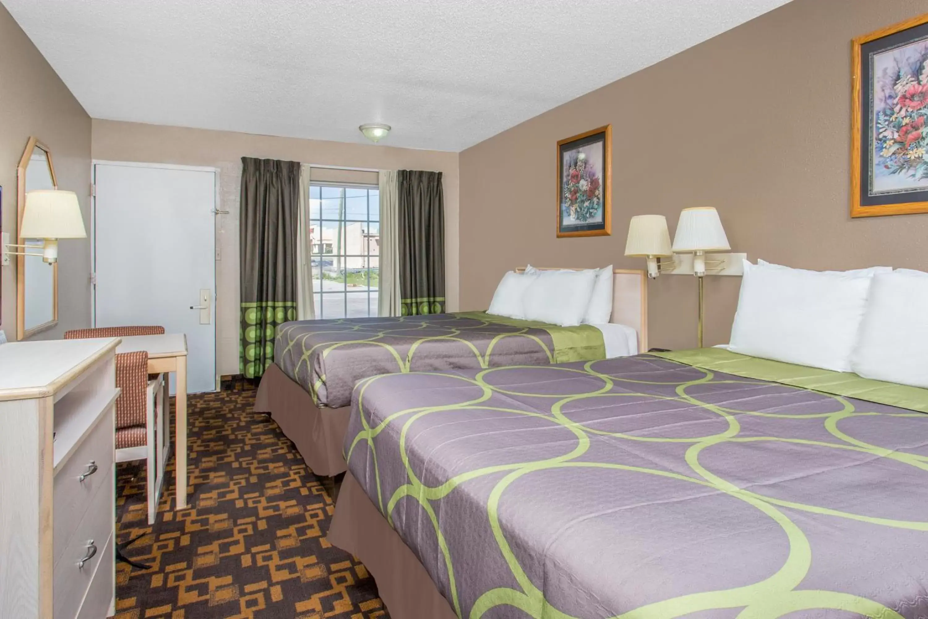 Queen Room with Two Queen Beds - Smoking in Super 8 by Wyndham Antioch/Nashville South East