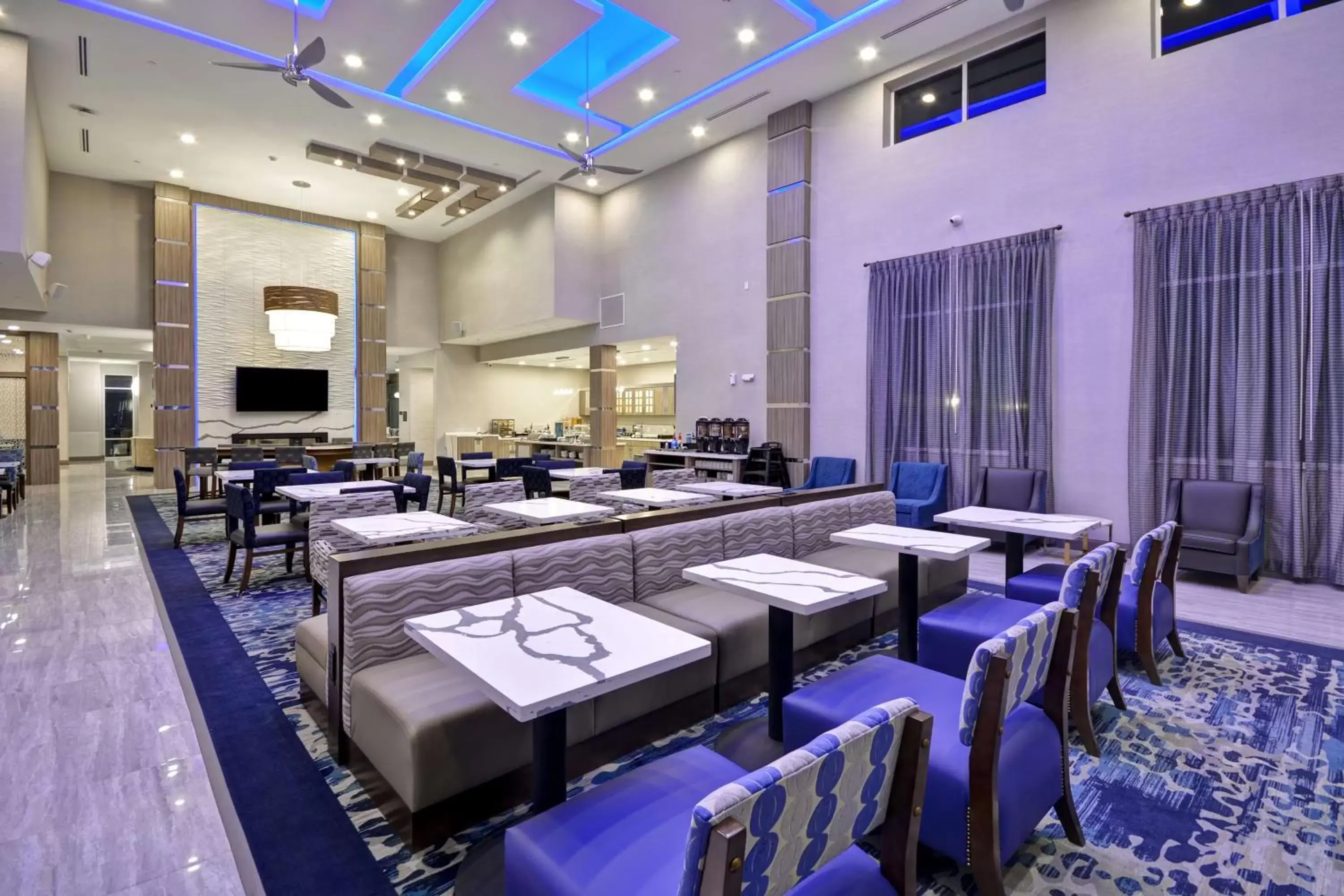 Lobby or reception, Restaurant/Places to Eat in Homewood Suites by Hilton Conroe