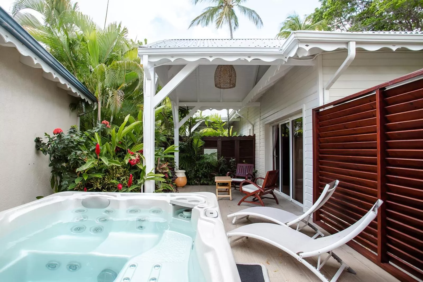 Patio in Le Relais du Moulin - Hôtel de Charme & Spa Adult Only