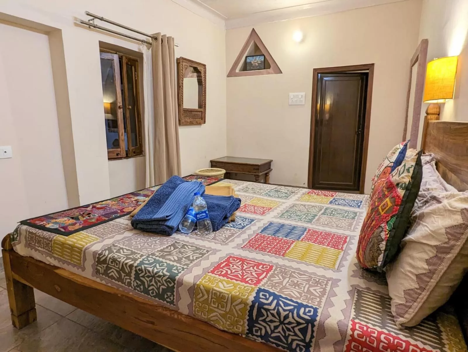 Bedroom, Bed in Corsican Haveli