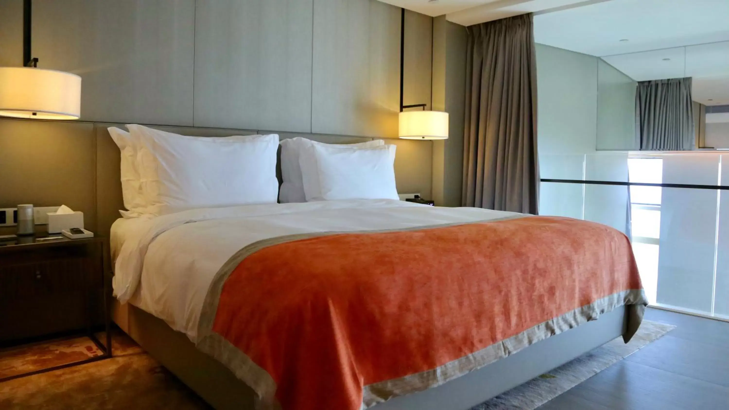 Bedroom, Bed in Jumeirah Guangzhou - Complimentary Shuttle Bus to Canton Fair Complex during Canton Fair period