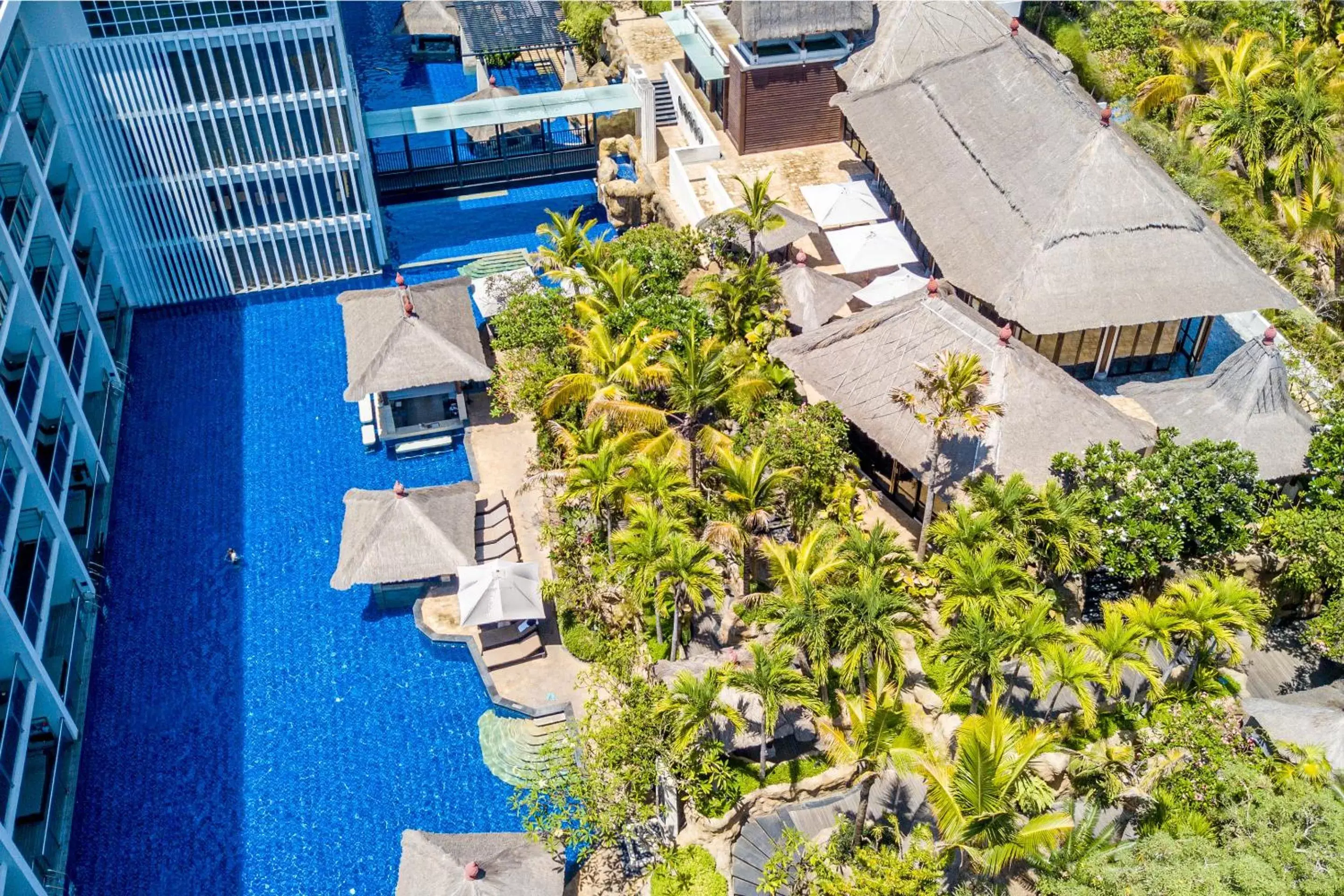 Restaurant/places to eat, Bird's-eye View in The Sakala Resort Bali All Suites CHSE Certified