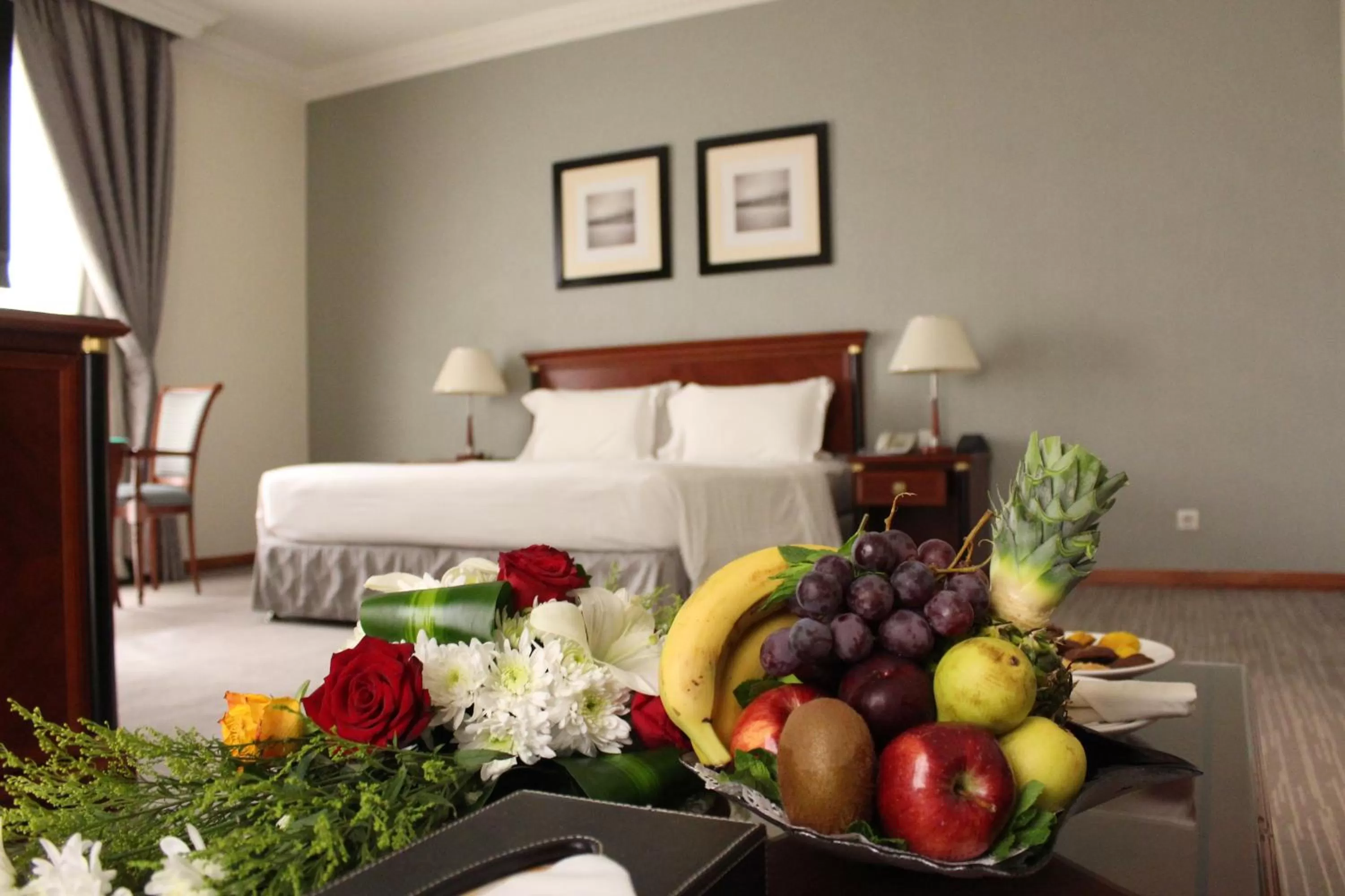 Decorative detail, Bed in Executives Hotel - Olaya