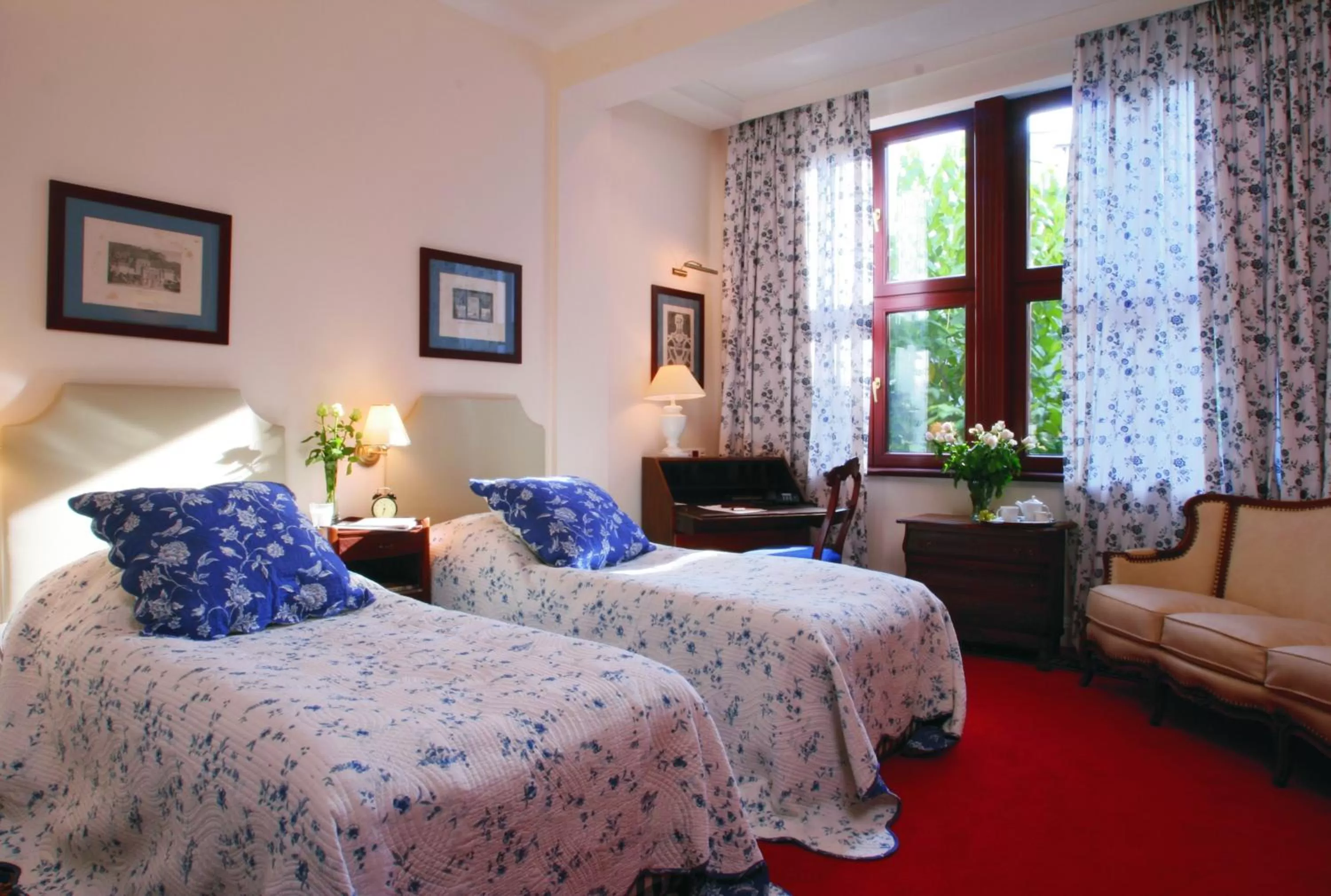 Bed in Hotel Gródek