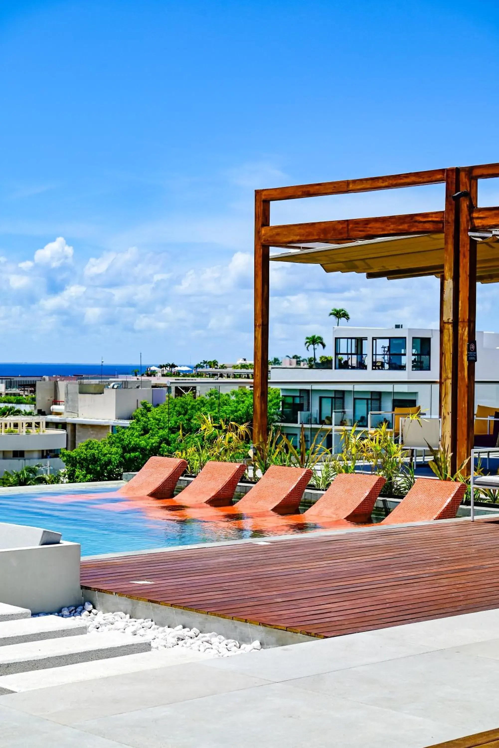 Pool view, Swimming Pool in Aloft Playa del Carmen