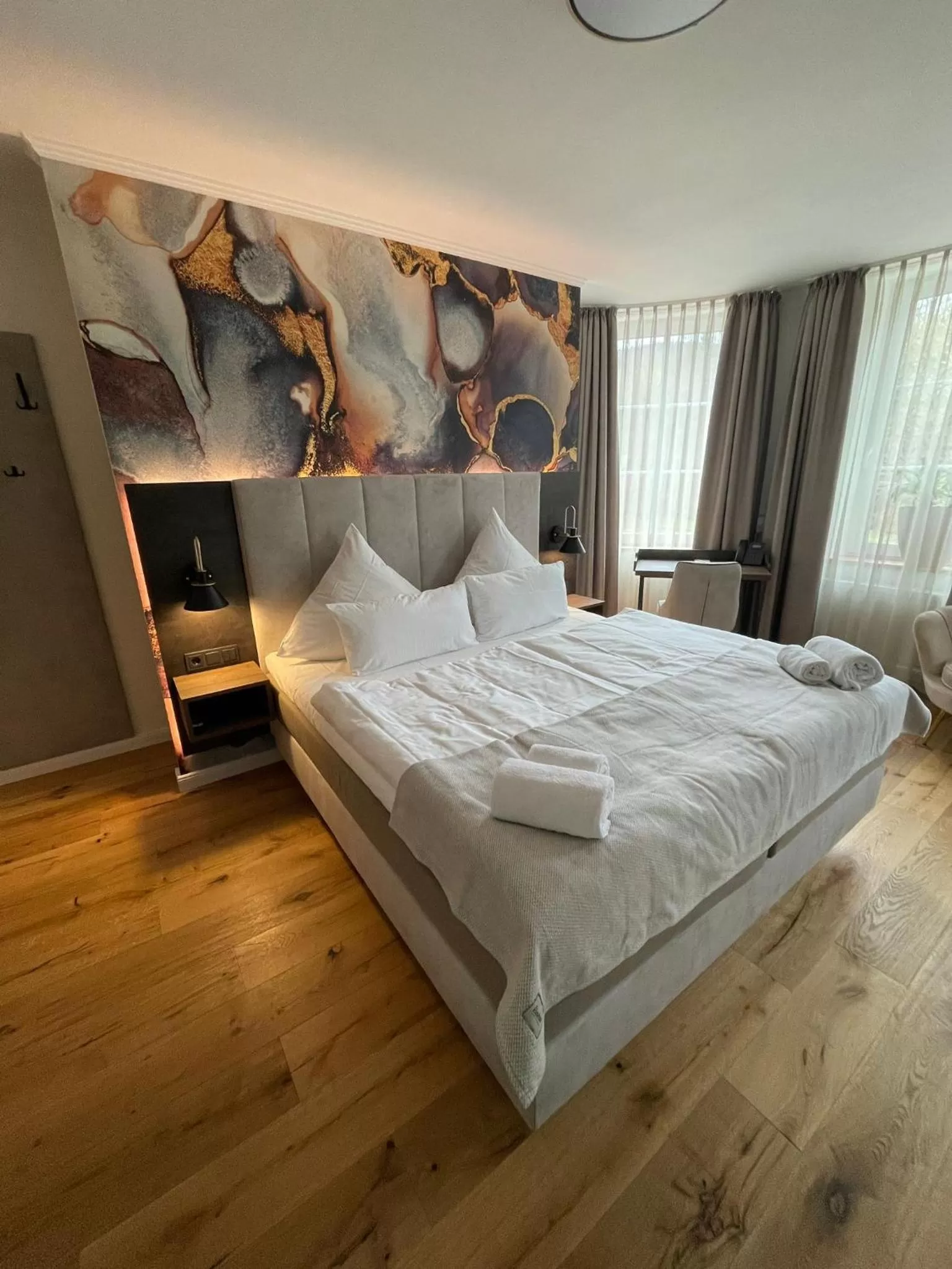 Photo of the whole room, Bed in Schlosshotel Brilon-Wald