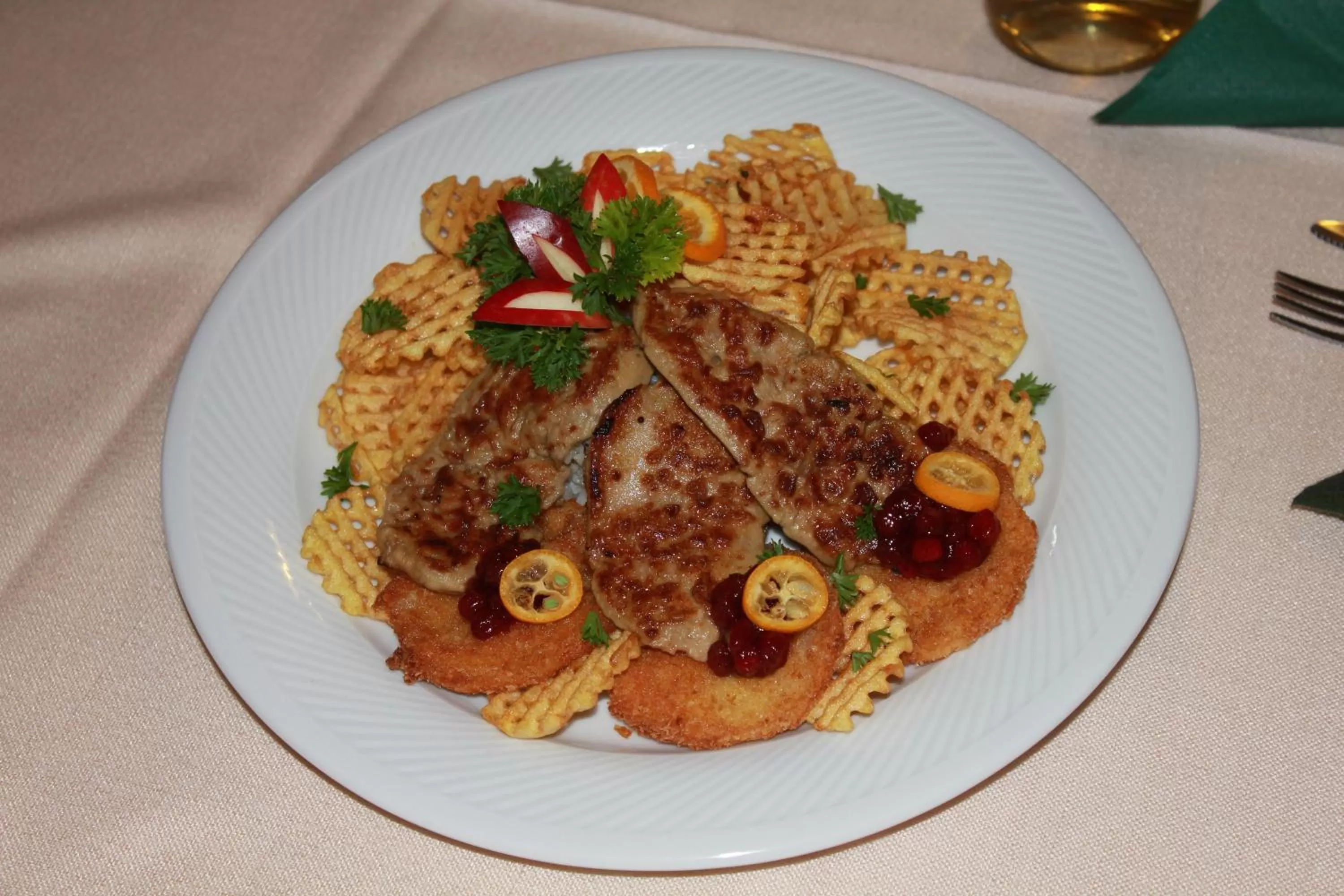 Food and drinks in Vadászkürt Panzió