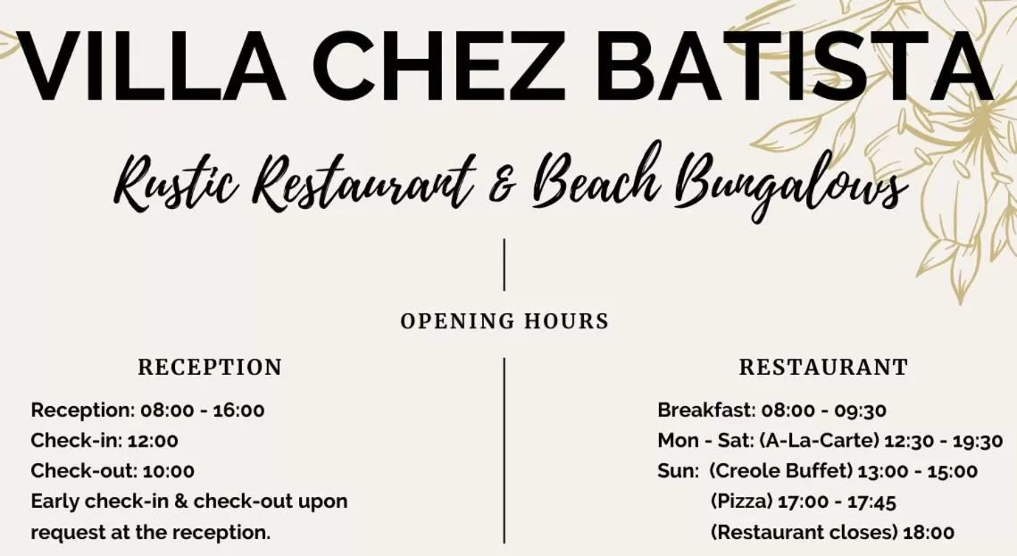 Property logo or sign in Villa Chez Batista