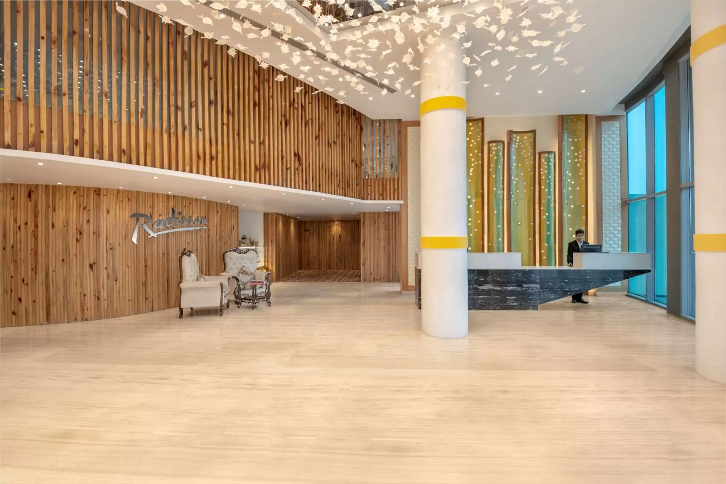 Lobby or reception, Lobby/Reception in Radisson Hotel Bareilly Airport